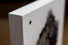 "Viral Shock" - Flashe e vernice spray su pannello di Wood