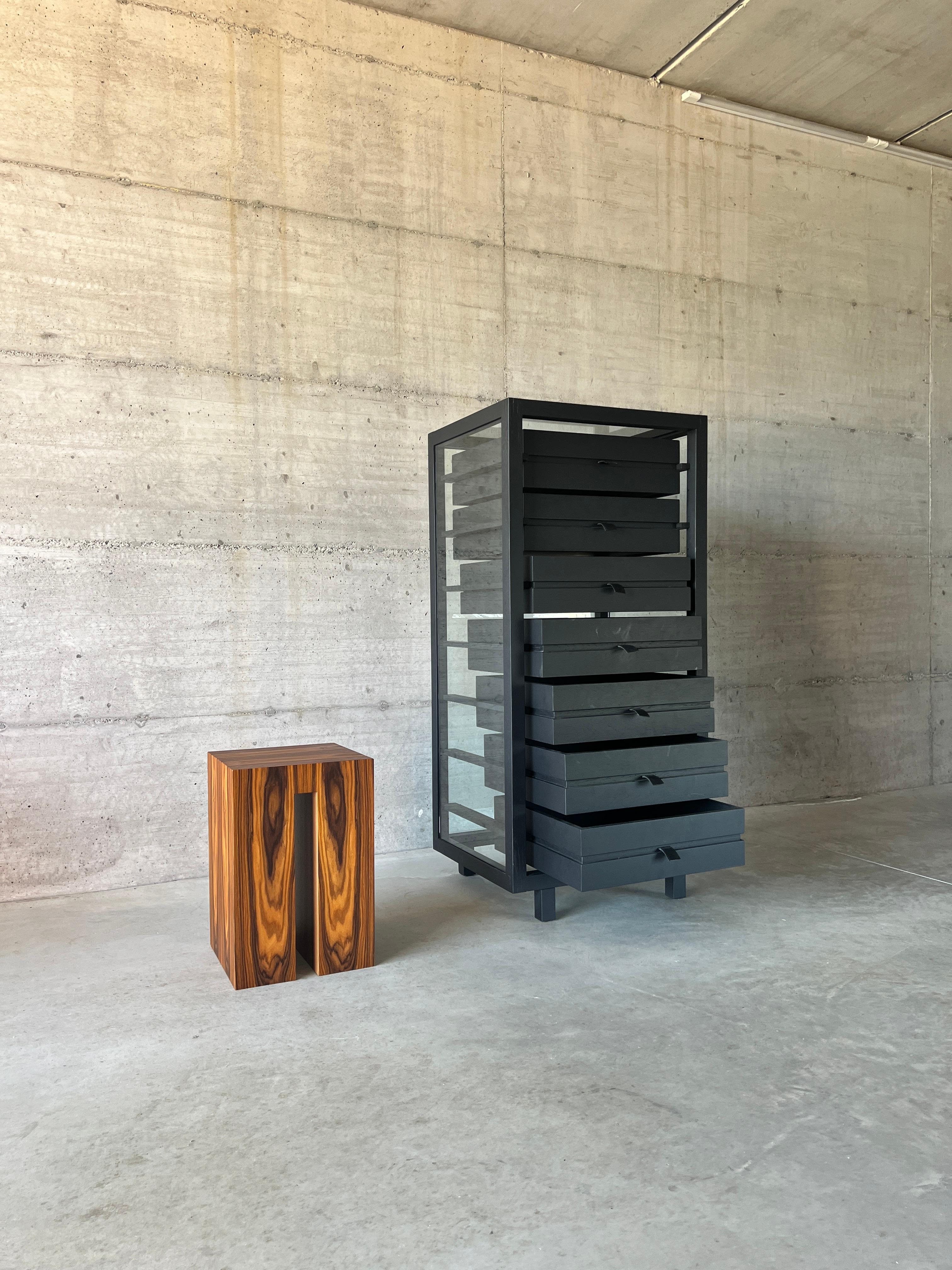 „Kyo-Co“ Hocker aus furniertem Sperrholz entworfen von Nathalie Orlandi für Dessie' im Angebot 3