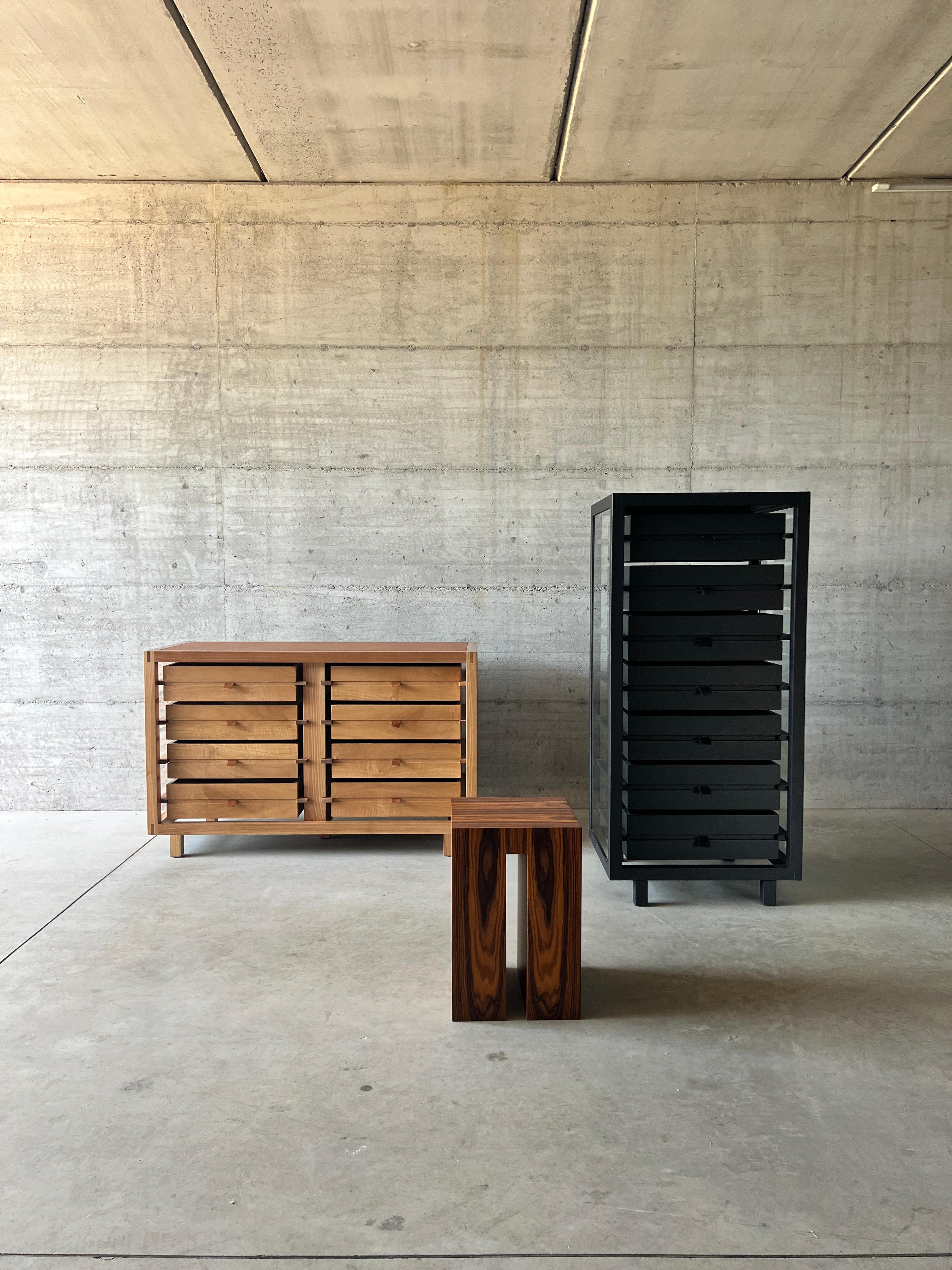„Kyo-Co“ Hocker aus furniertem Sperrholz entworfen von Nathalie Orlandi für Dessie' im Angebot 5