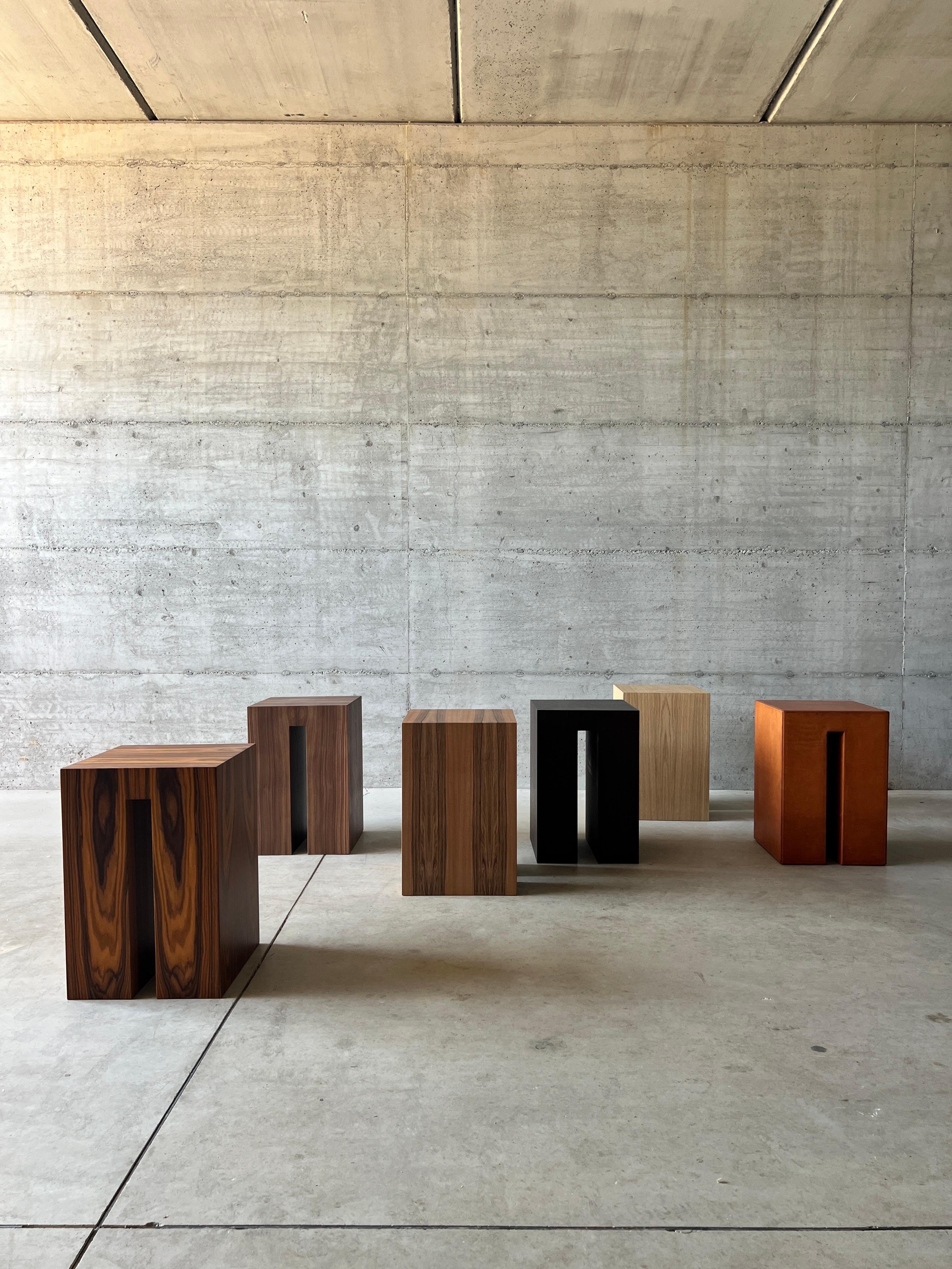 „Kyo-Co“ Hocker aus furniertem Sperrholz entworfen von Nathalie Orlandi für Dessie' im Angebot 6