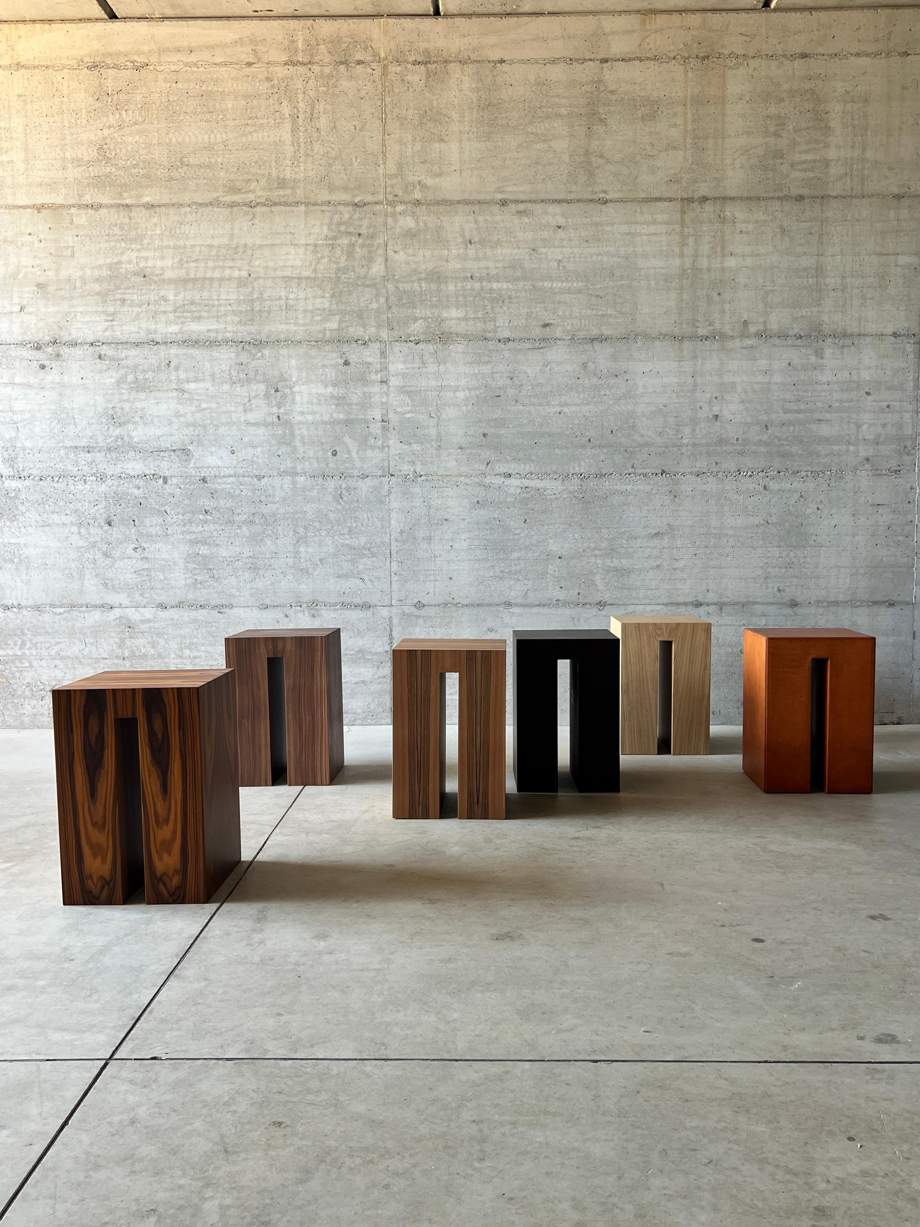 „Kyo-Co“ Hocker aus furniertem Sperrholz entworfen von Nathalie Orlandi für Dessie' im Angebot 9