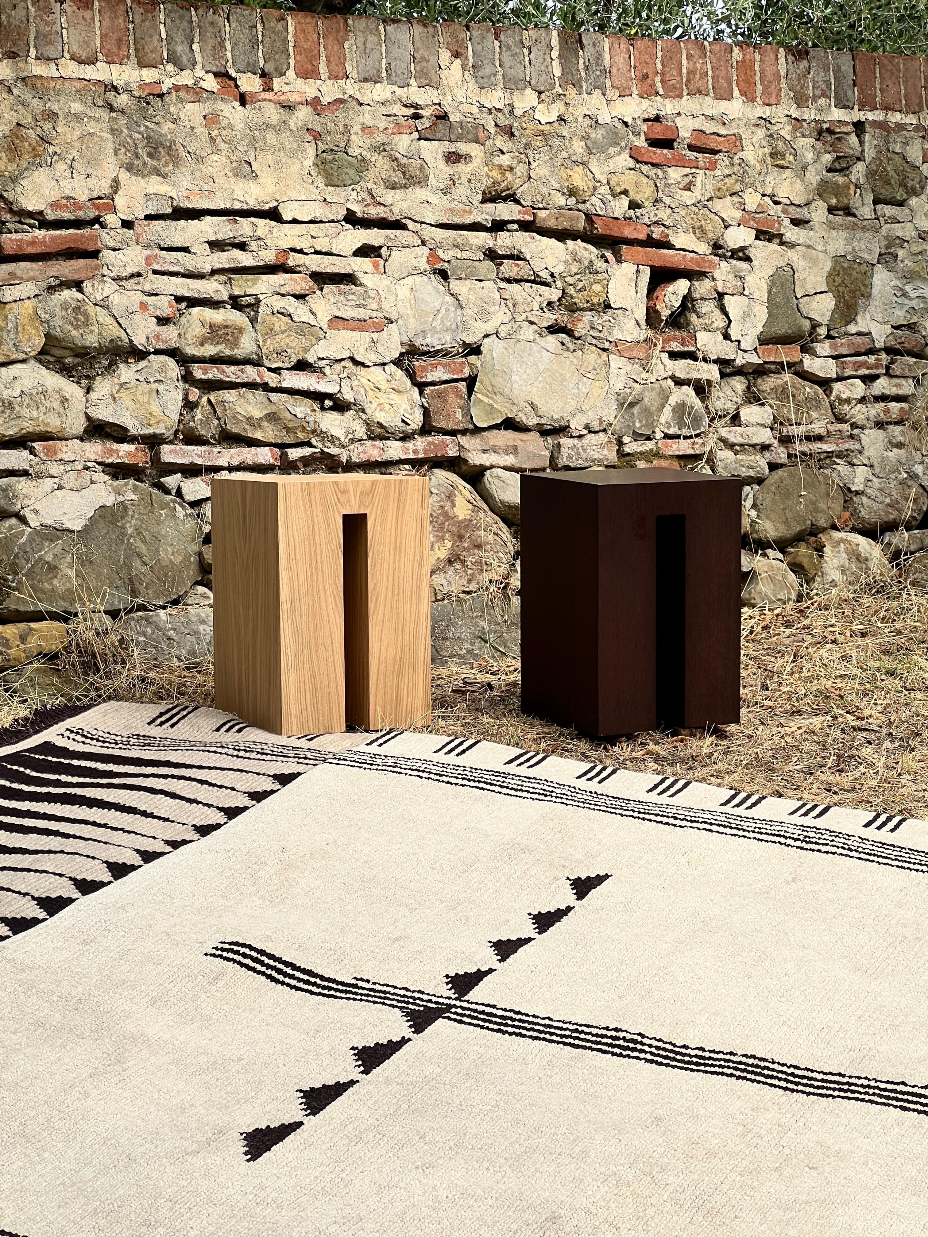 „Kyo-Co“ Hocker aus furniertem Sperrholz entworfen von Nathalie Orlandi für Dessie' (21. Jahrhundert und zeitgenössisch) im Angebot
