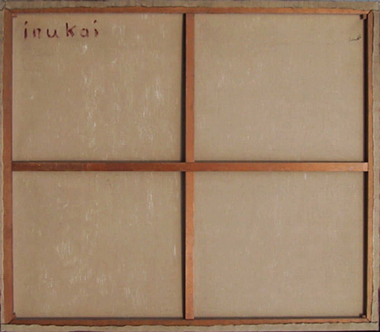 es Ziel, großes geometrisches Gemälde von Kyohei Inukai, 1968 im Angebot 1