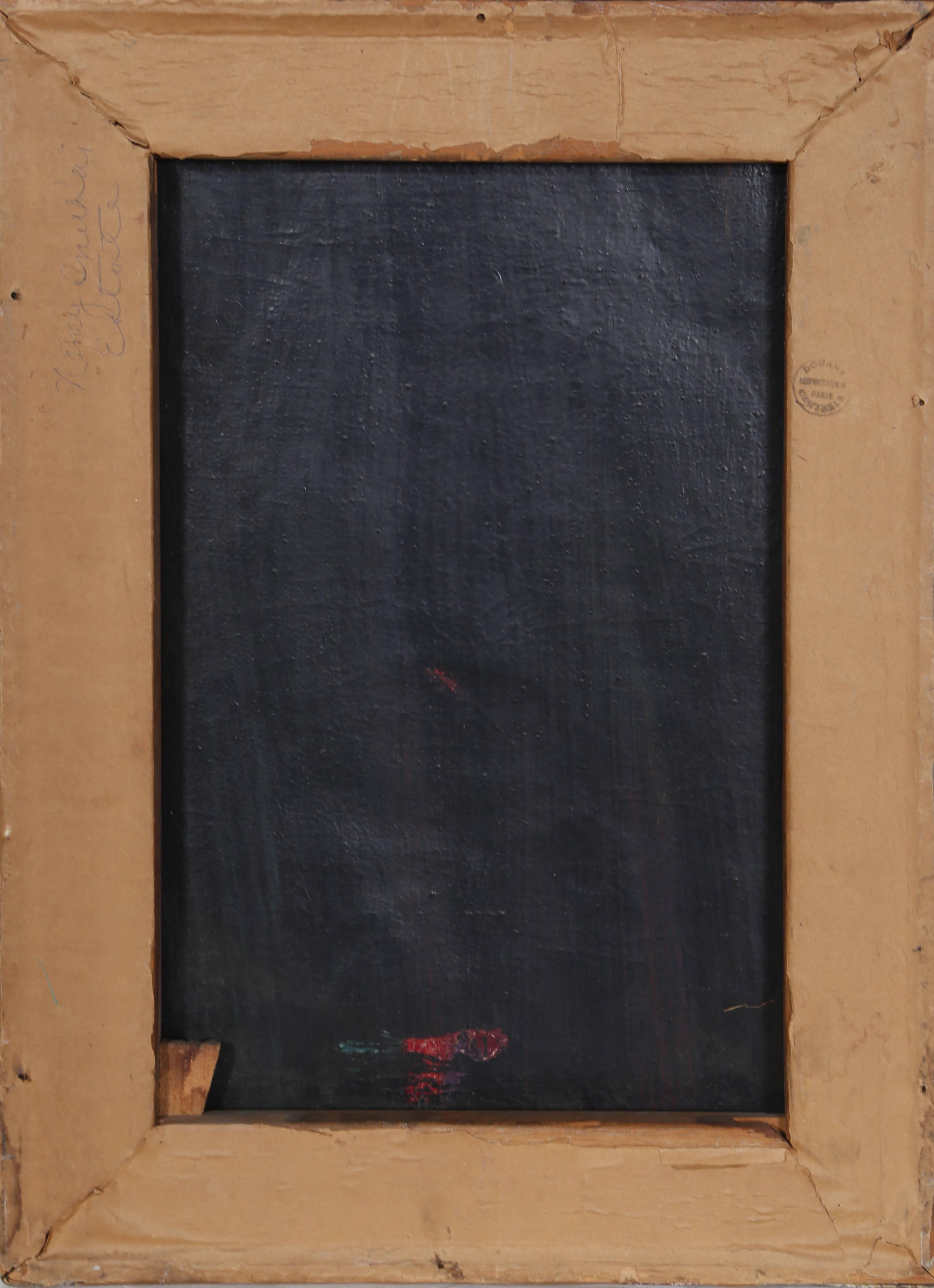 Tre nudi, pittura moderna di Inukai 1938 - Nude Painting Nero di Kyohei Inukai