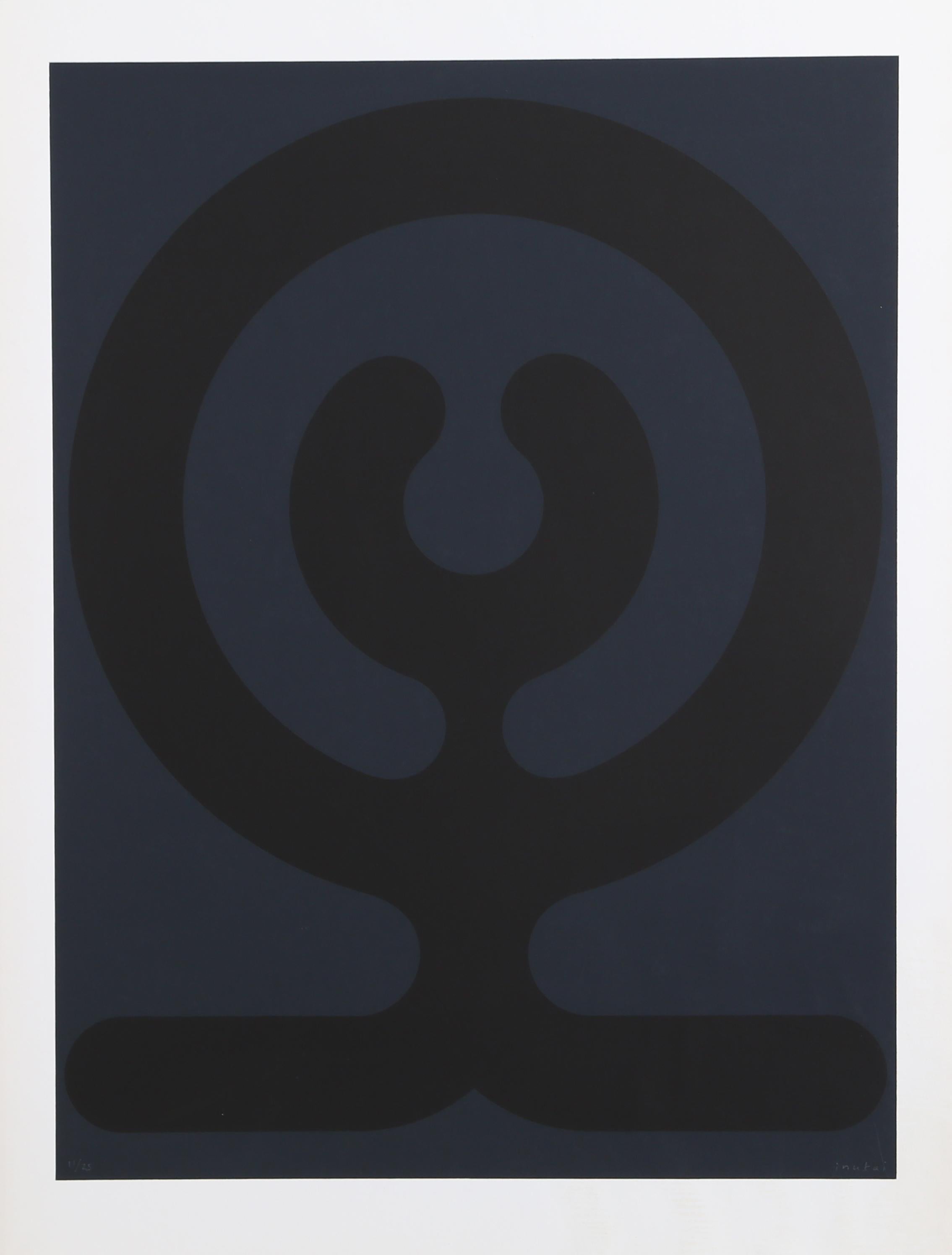 Artist: Kyohei Inukai, American (1913 - 1985)
Title: Egg (Black)
Year: circa 1970
Medium: Silkscreen, signed and numbered in pencil
Edition: 25
Image Size: 26.5 x 20 inches
Size: 35 x 23 in. (88.9 x 58.42 cm)