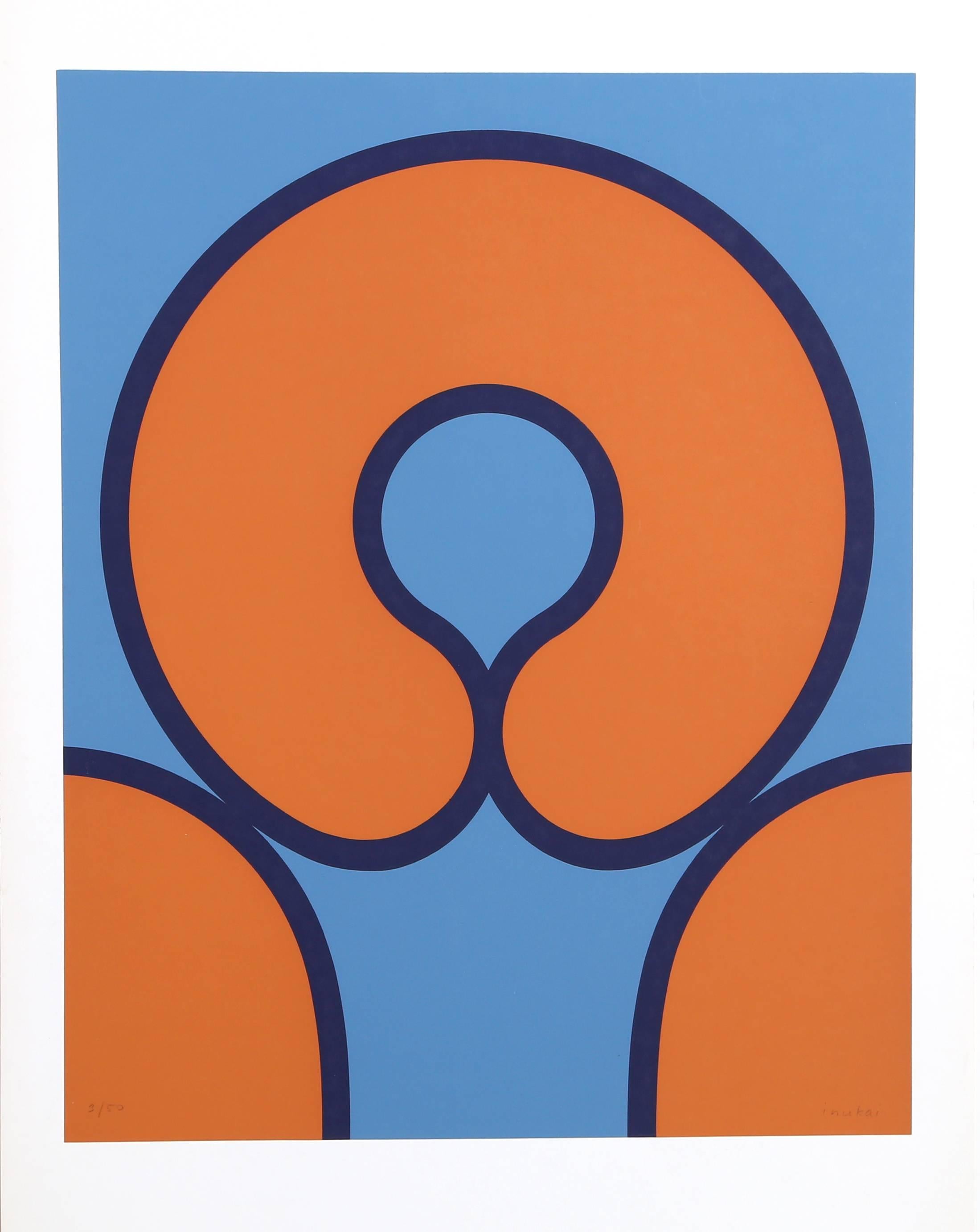 Artist: Kyohei Inukai, American (1913 - 1985)
Title: Egg (Orange)
Year: circa 1970
Medium: Silkscreen, signed and numbered in pencil
Edition: 50
Image Size: 25 x 20 inches
Size: 35 x 23 in. (88.9 x 58.42 cm)