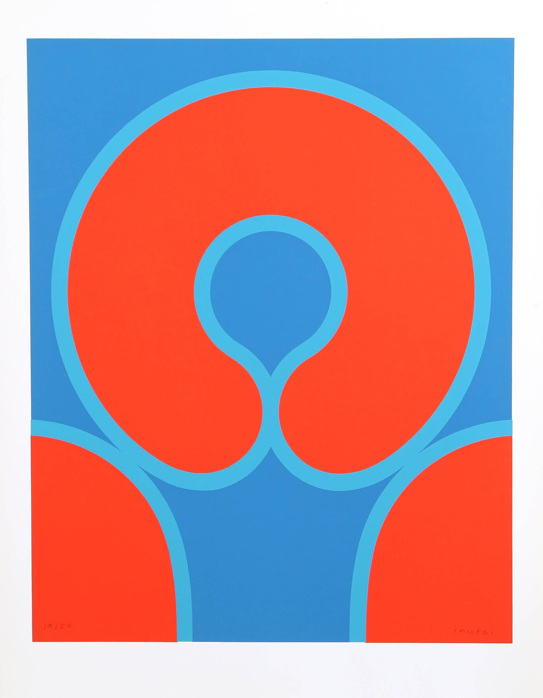 Artist: Kyohei Inukai, American (1913 - 1985)
Title: Egg (Red)
Year: circa 1970
Medium: Silkscreen, signed and numbered in pencil
Edition: 50
Image Size: 25 x 20 inches
Size: 35 x 23 in. (88.9 x 58.42 cm)