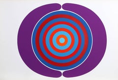 Field de la force (violet), sérigraphie de Kyohei Inukai