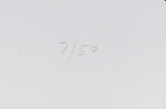 Field de la force (violet), sérigraphie de Kyohei Inukai