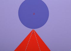 IDEA, serigrafia geometrica astratta di Kyohei Inukai