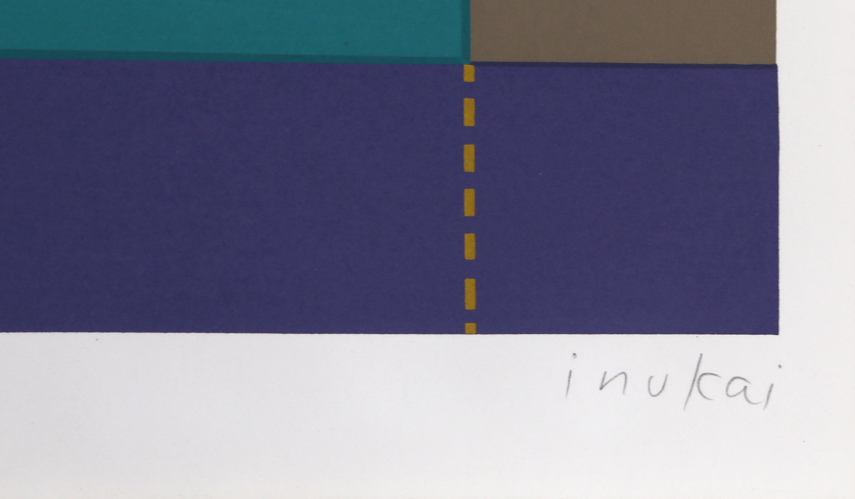 Under the Sun, Geometric Screenprint by Kyohei Inukai For Sale 3