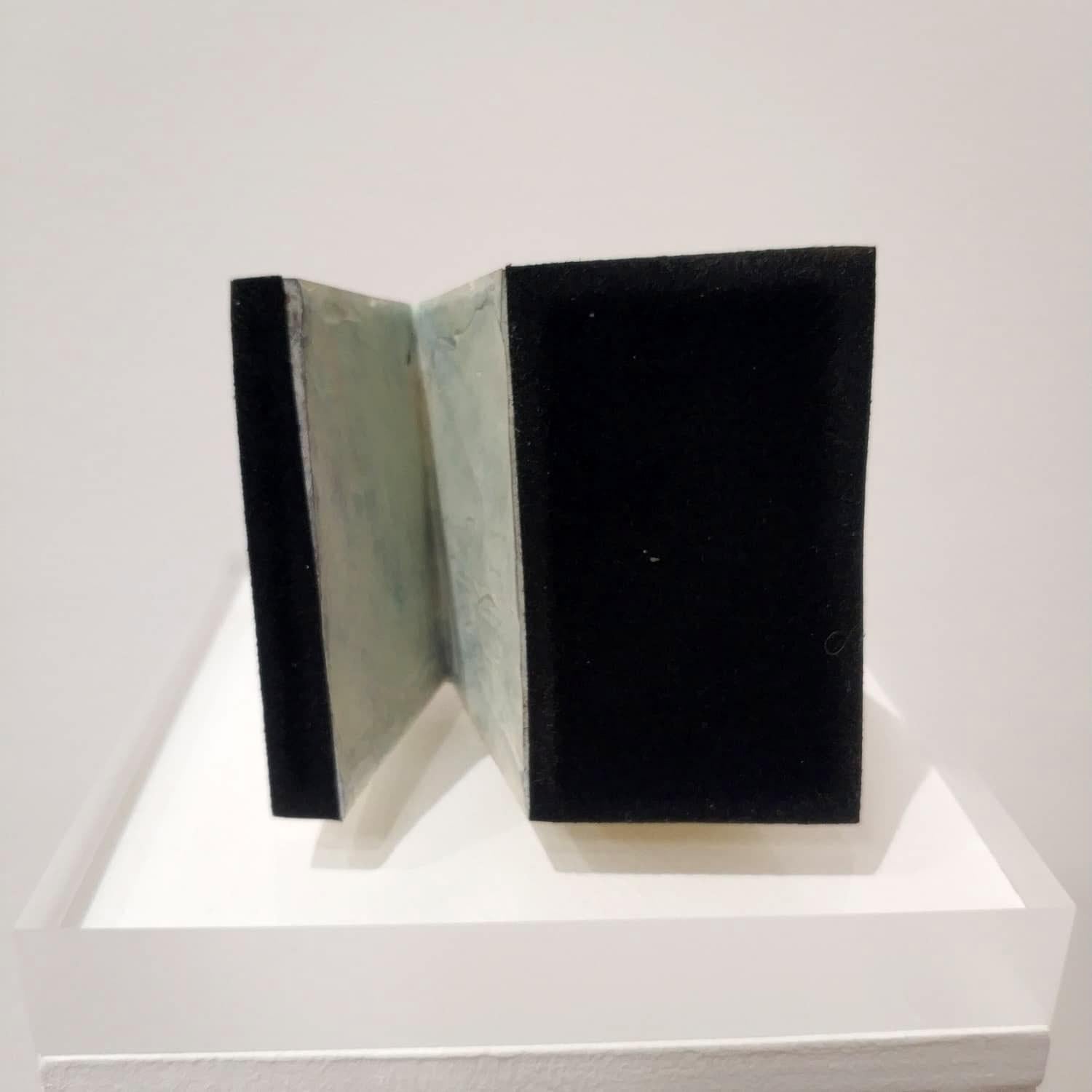 Winter, bronze sculpture and white patina, 10 x 8 x 8 cm , 2025 For Sale 3