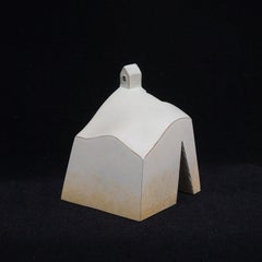 Winter, bronze sculpture and white patina, 10 x 8 x 8 cm , 2025