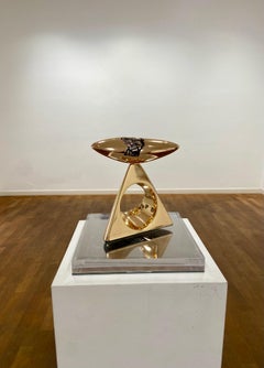 Kyoji Nagatani, Fossile contemporain, bronze, 12 x 17 x 12 cm - 2025