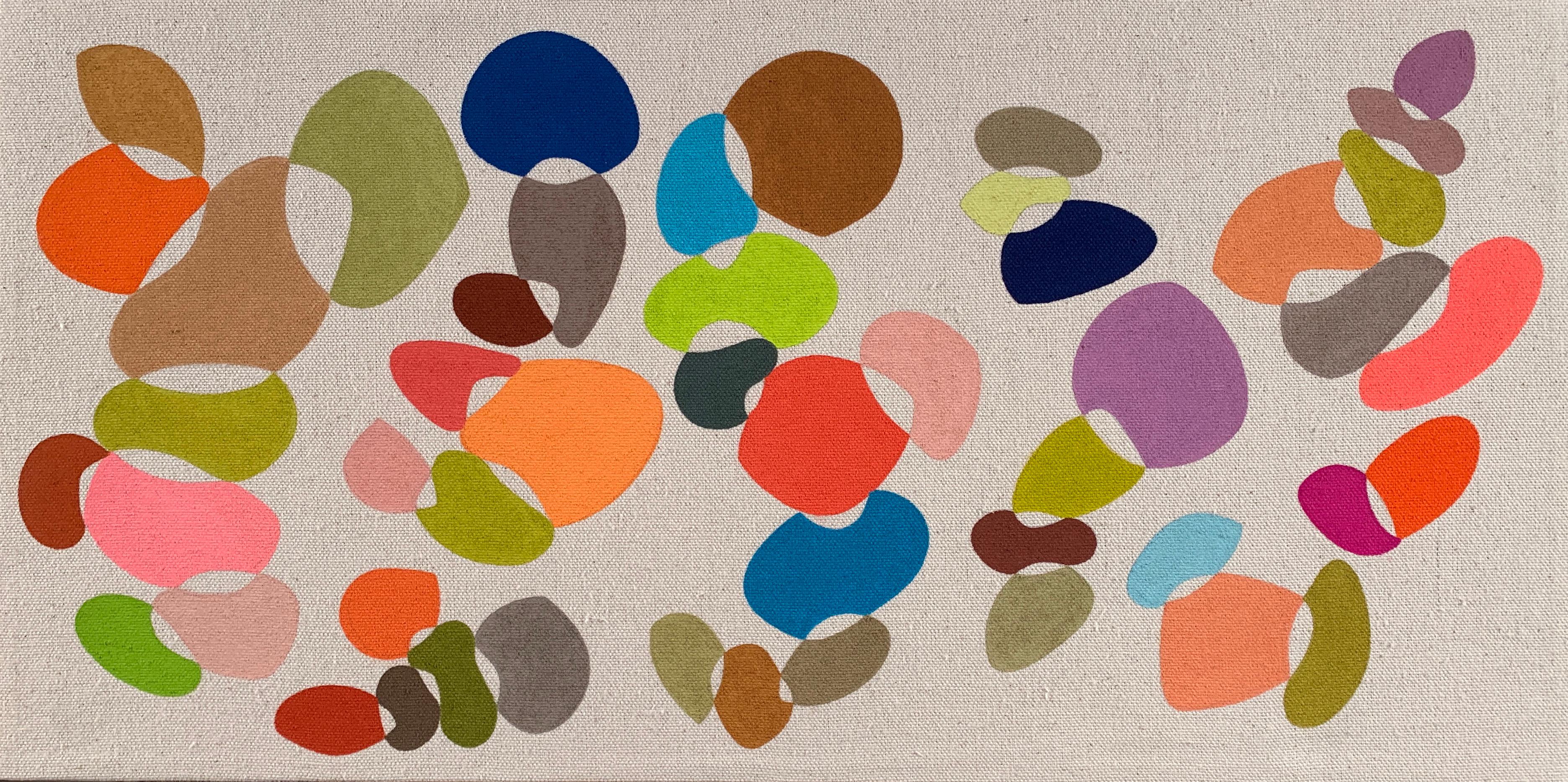 Kyoko Takei Abstract Painting - Horizontal Colors # 05