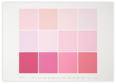 Drawing For Color As Adjective-noun 7 (Pink) (peinture abstraite)