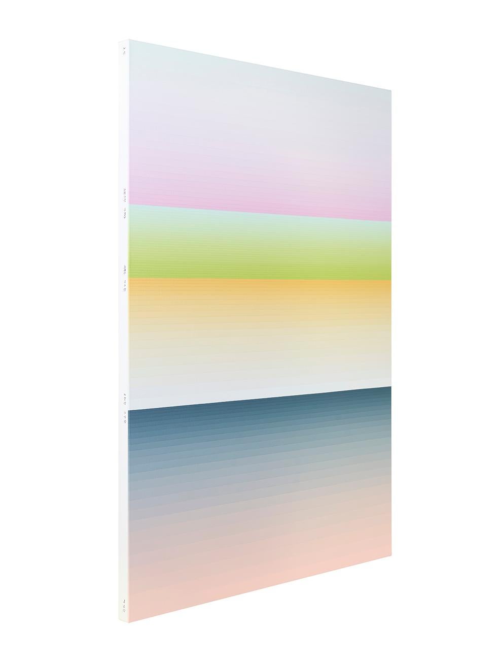Cambio di colore emotivo 45 (pittura astratta) - Painting Astratto di Kyong Lee