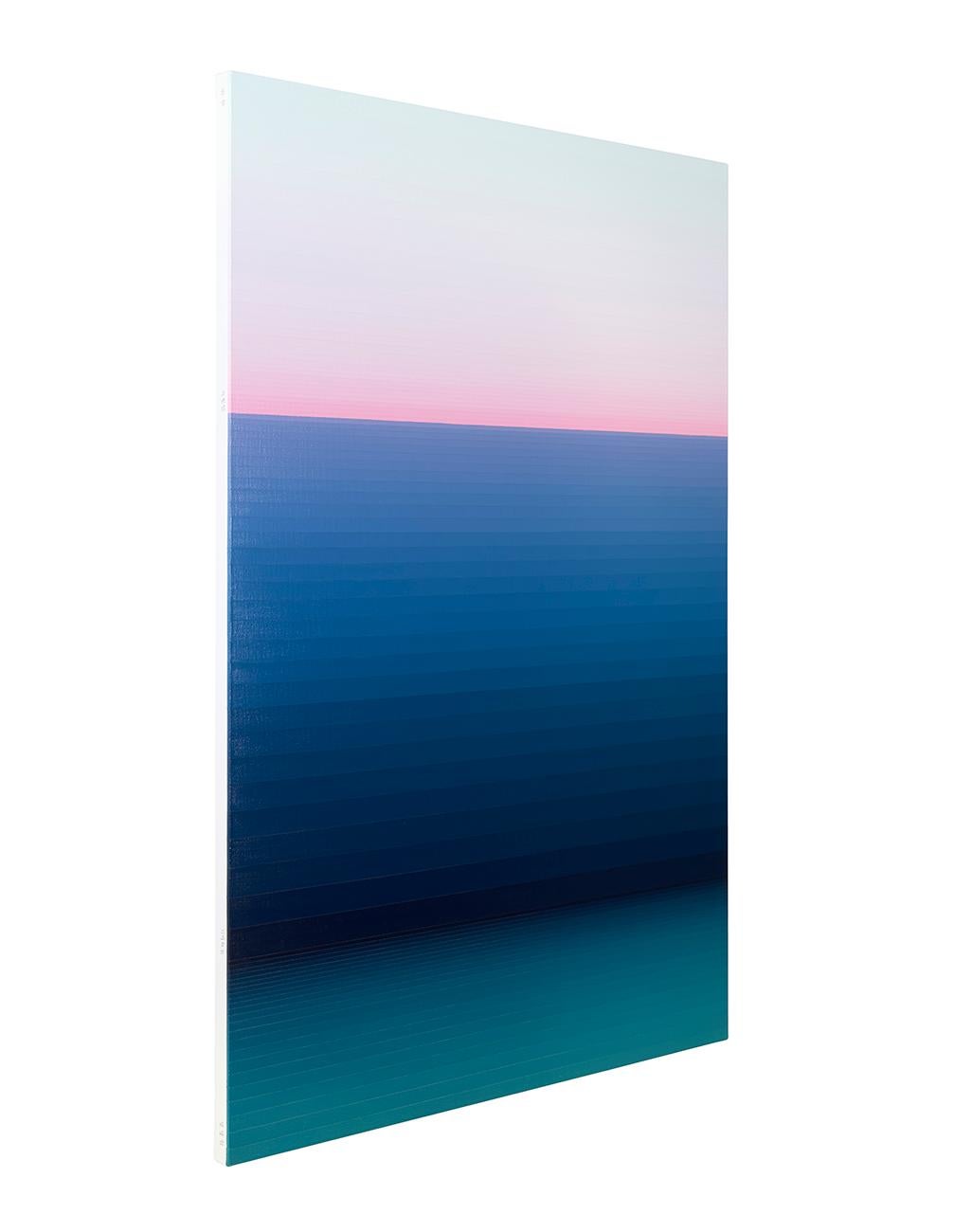 Cambio di colore emotivo 50 (pittura astratta) - Painting Astratto di Kyong Lee