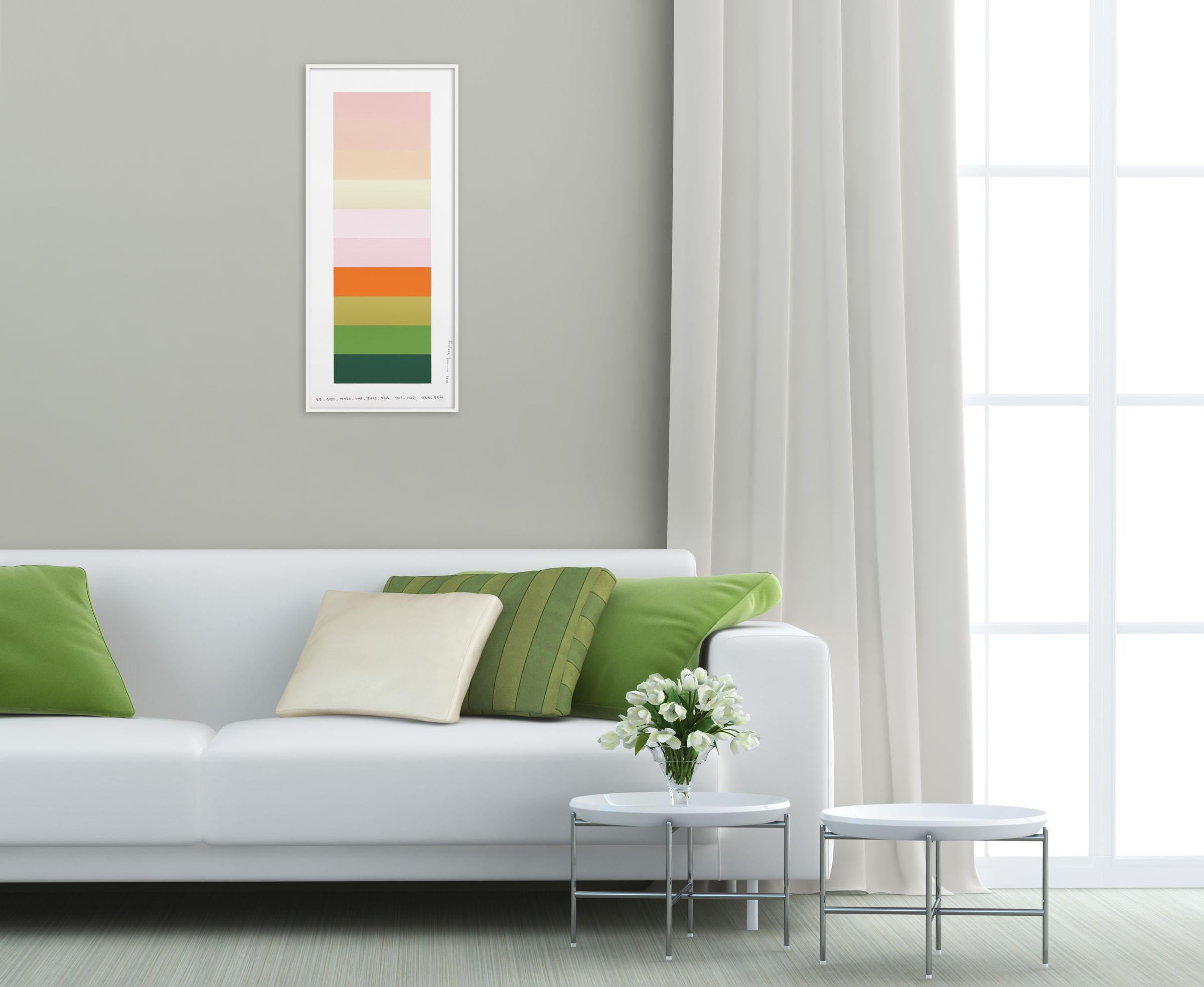 Emotional color chart 150 (Abstract painting) - Painting by Kyong Lee