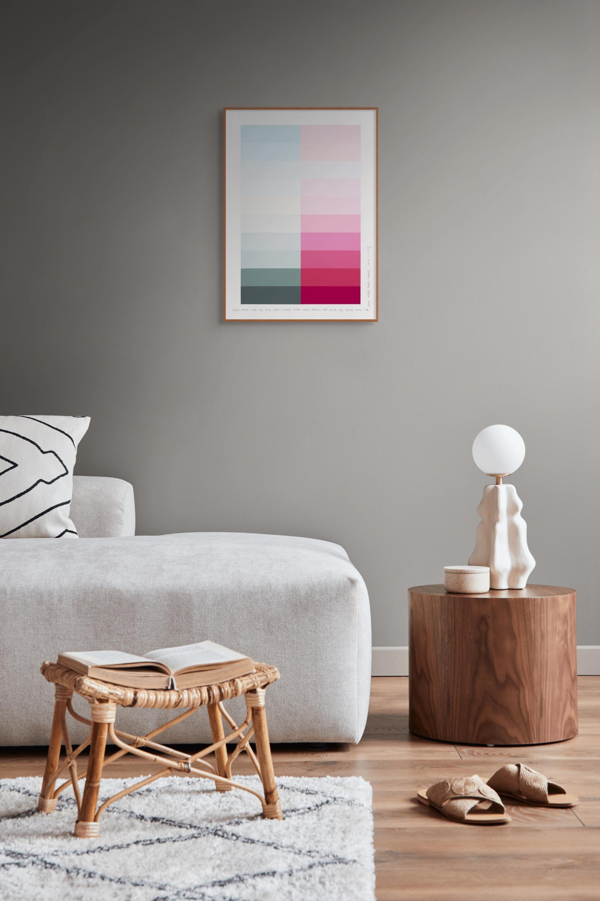 Emotional color chart 240 (Abstract Painting) For Sale 2