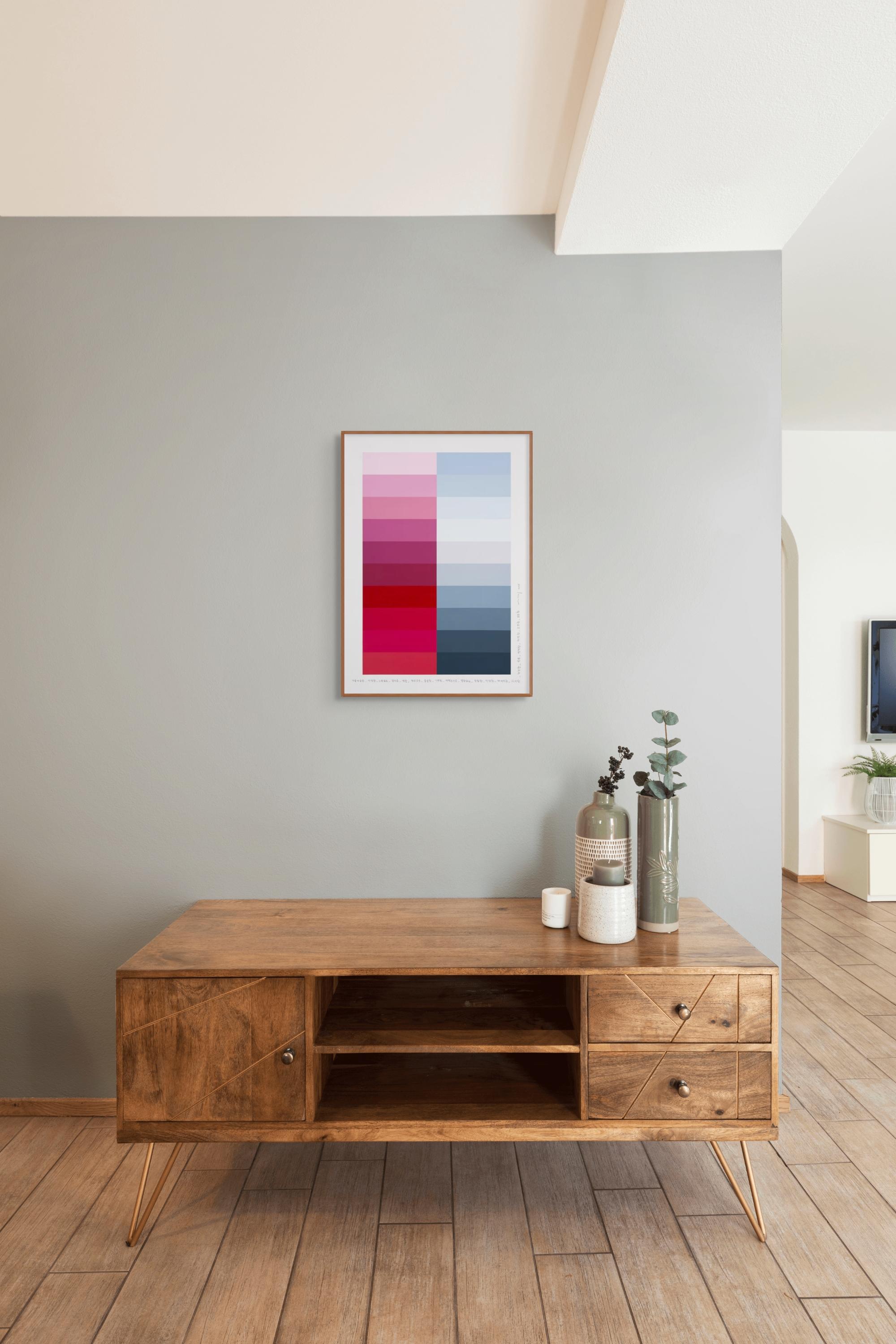 Emotional color chart 242 (Abstract Painting) For Sale 2