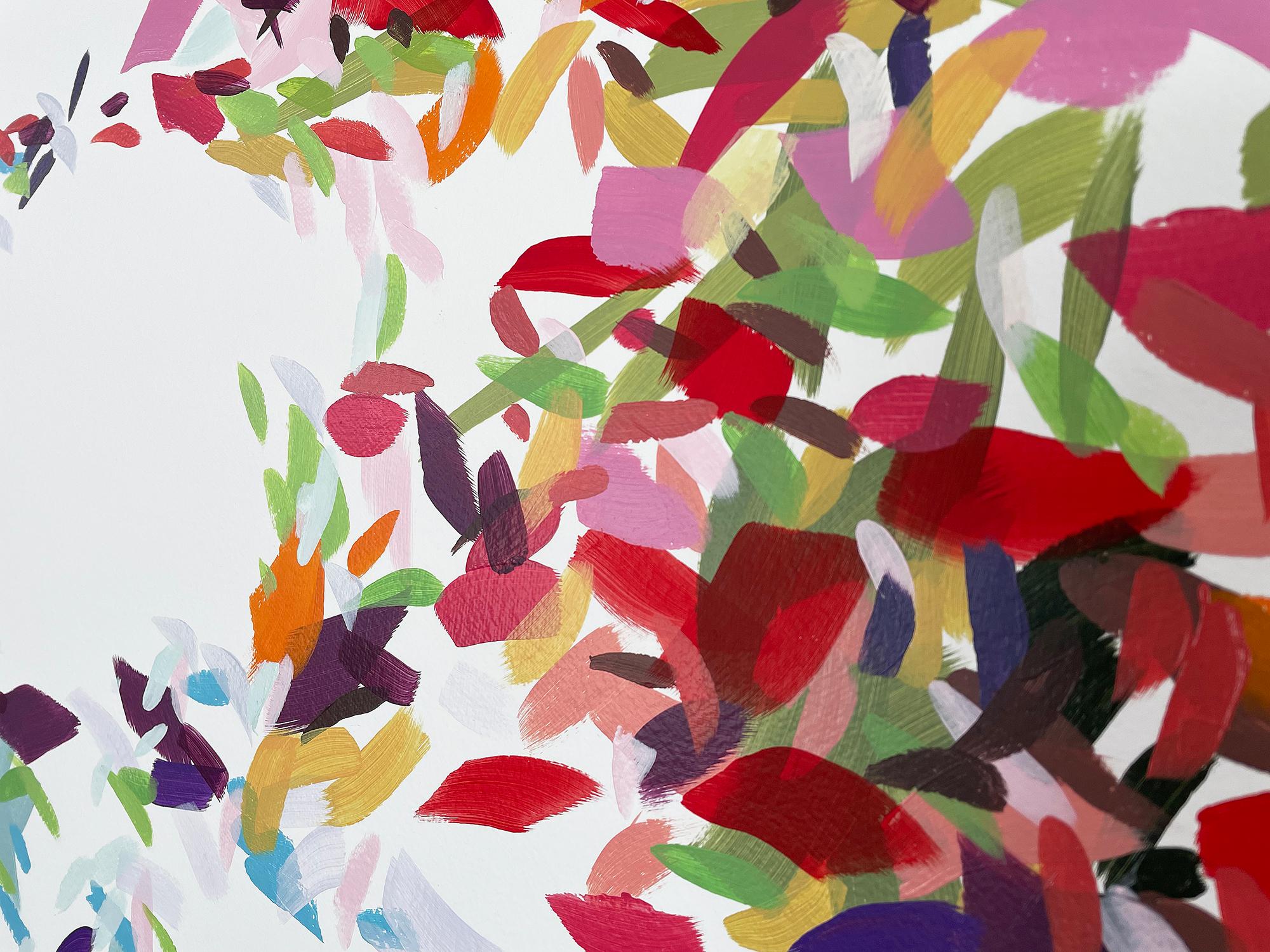 Record di colori indefiniti 30 (pittura astratta) - Painting Astratto di Kyong Lee