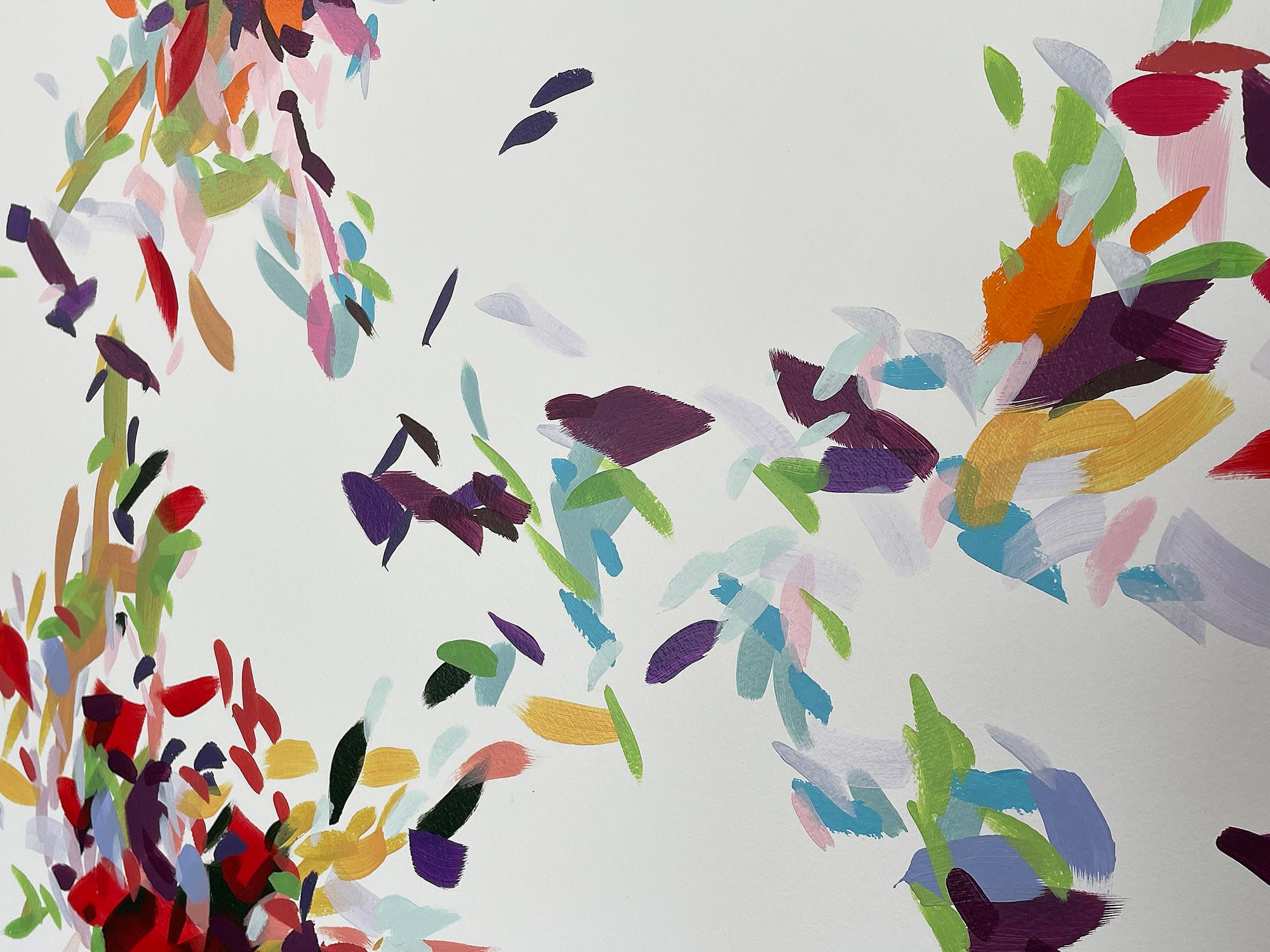 Record di colori indefiniti 30 (pittura astratta) in vendita 3