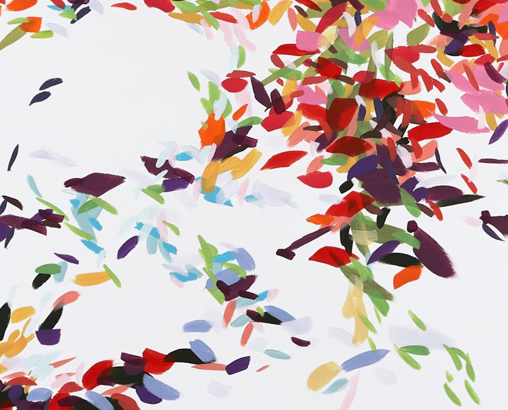 Record di colori indefiniti 30 (pittura astratta) in vendita 4