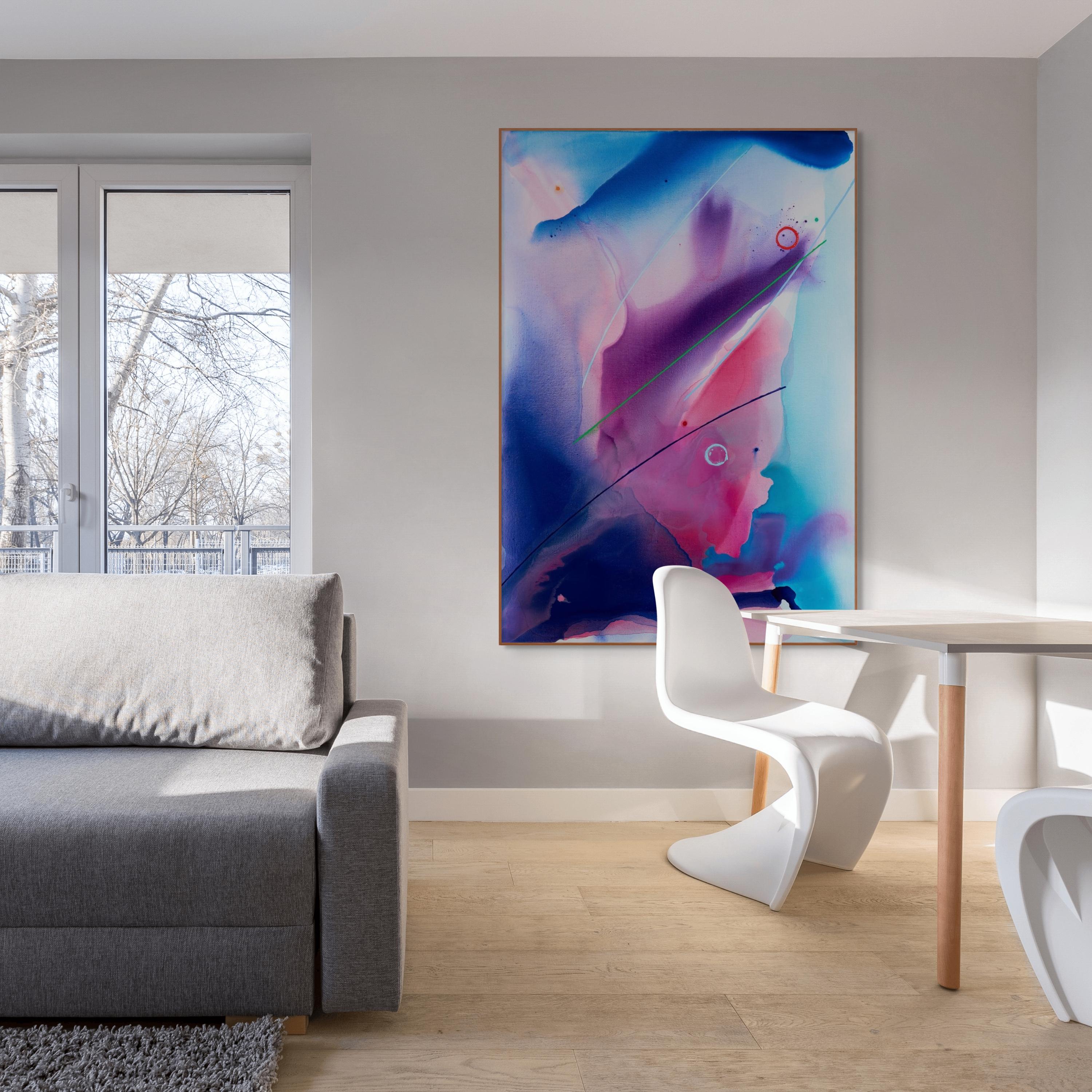 Sinneswelt_AMP52 (Abstrakte Malerei) – Painting von Kyong Lee