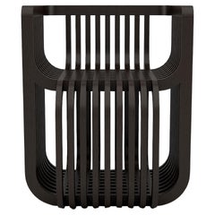 Silla Kyoto - Silla moderna artesanal de madera teñida de negro