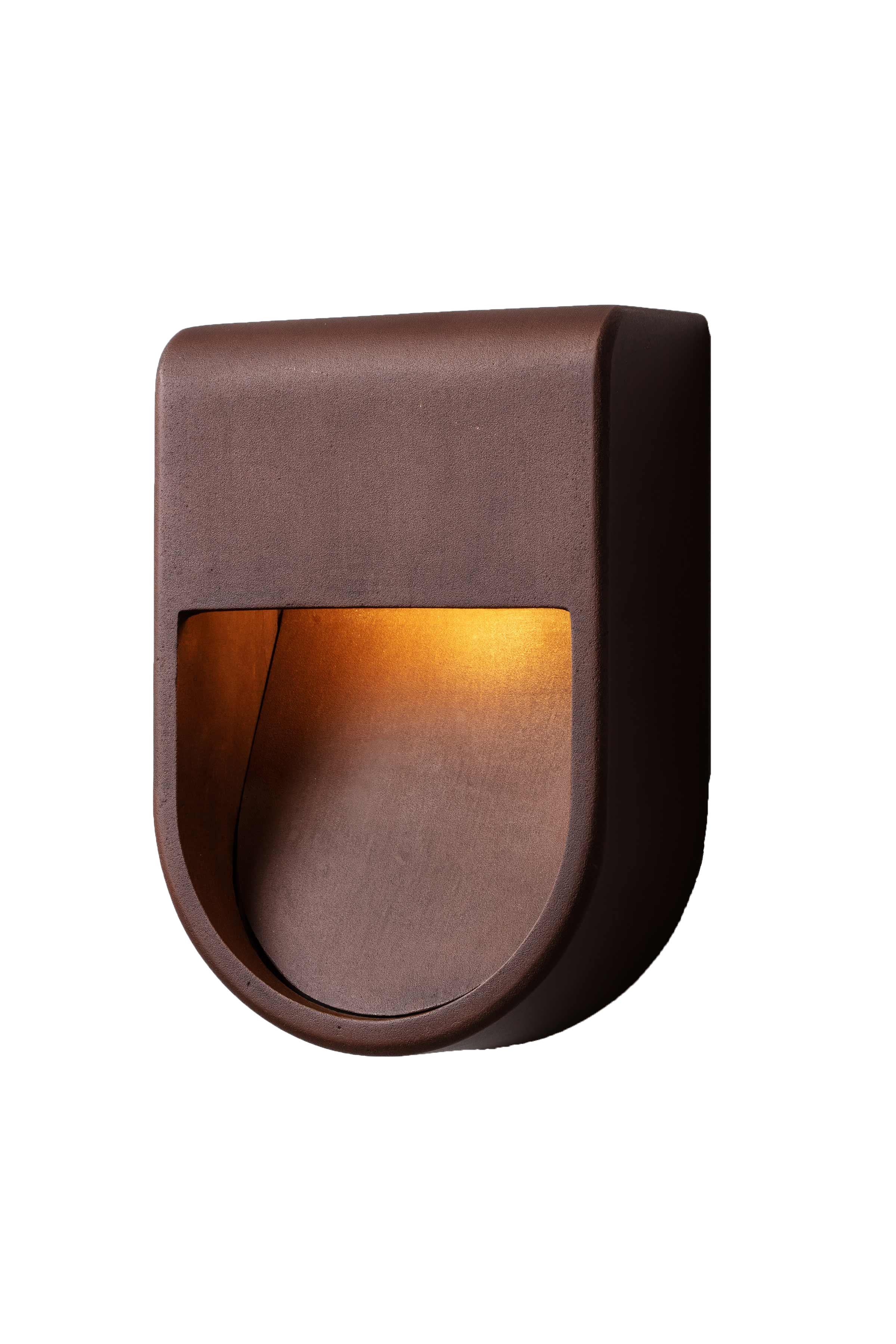 Kyoto Indoor Outdoor Led Cast Sconce Plated Brass Size Wide Wet Rated Light For Sale 5