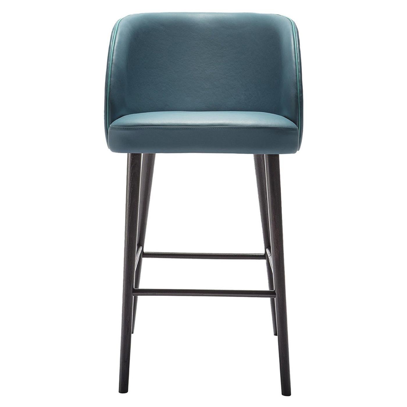 Kyoto Light Blue Bar Stool  For Sale