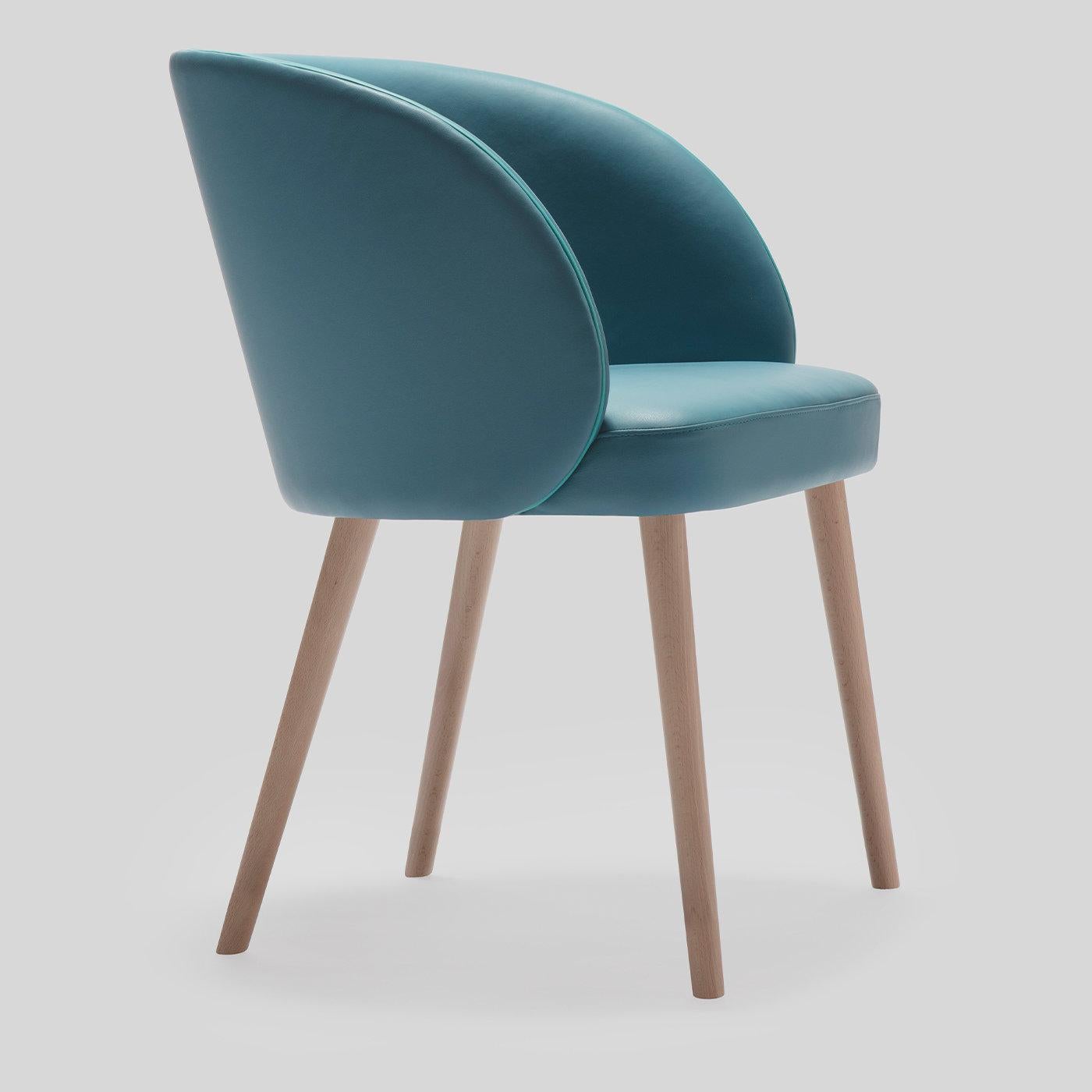 Kyoto Light Blue Dining Chair In New Condition In Milan, IT