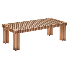 Kyoto Solid Wood Rectangular Coffee Table Natural Beech Finish