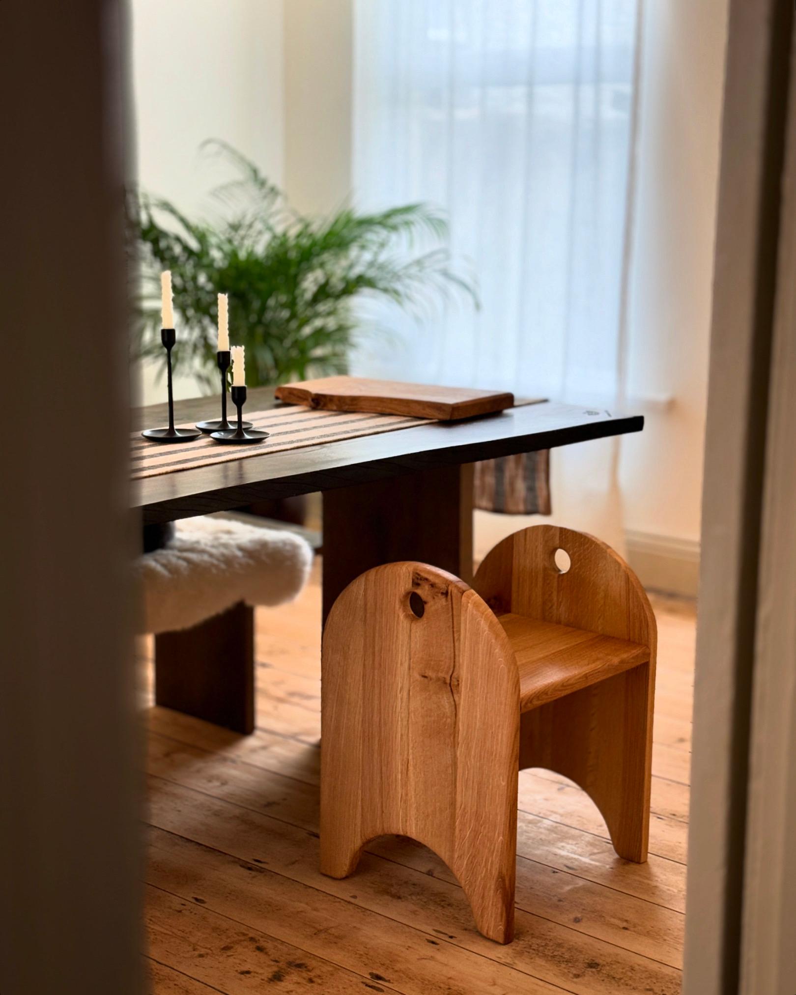 (Discount for sets of more than one unit)

Part of the Sunday collection exclusive to Alexander & Ellis, and designed by Founder Oliver A-J, the Kyoto Stool was designed and handcrafted in house with the finest Oak. 

Available in other wood