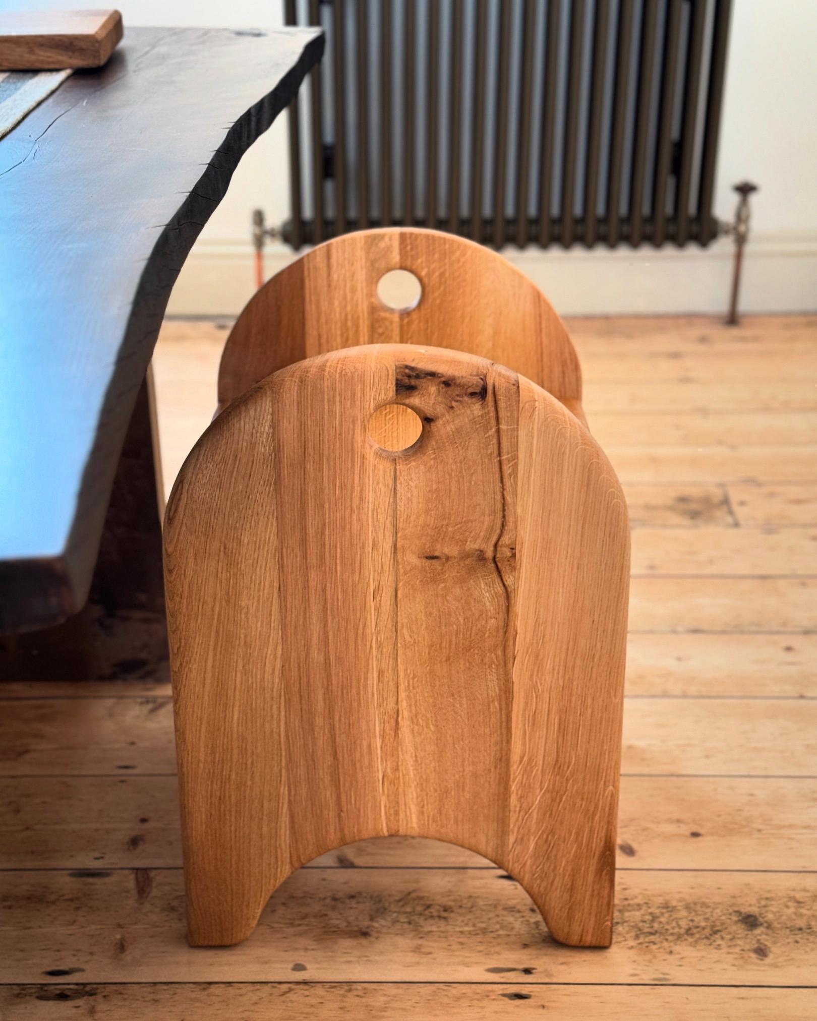 Joinery Oak stool For Sale