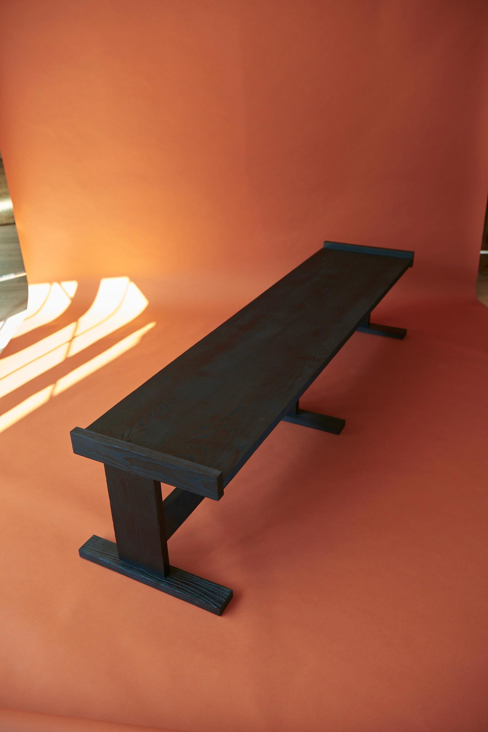 Stained Ash Kyra Bench by Nish Studio For Sale