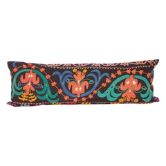 Kyrgyz Lumbar Pillow Case, Made from a Mid-20th Century Kyrgyz Embroidery
