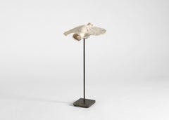 Kyriaki Moustaki, Large Raku Ceramic Sculpture of a Bird, France, circa 2024