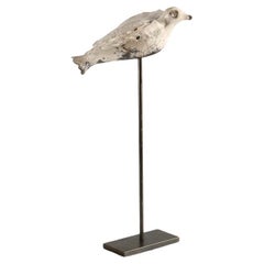 Kyriaki Moustaki, Große Raku-Keramik-Skulptur eines Vogels, Frankreich, um 2024