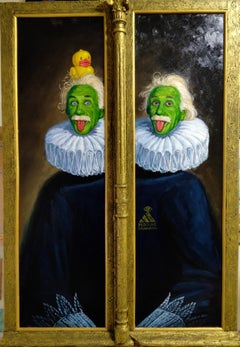 "Albert Einstein Conjoined twins"