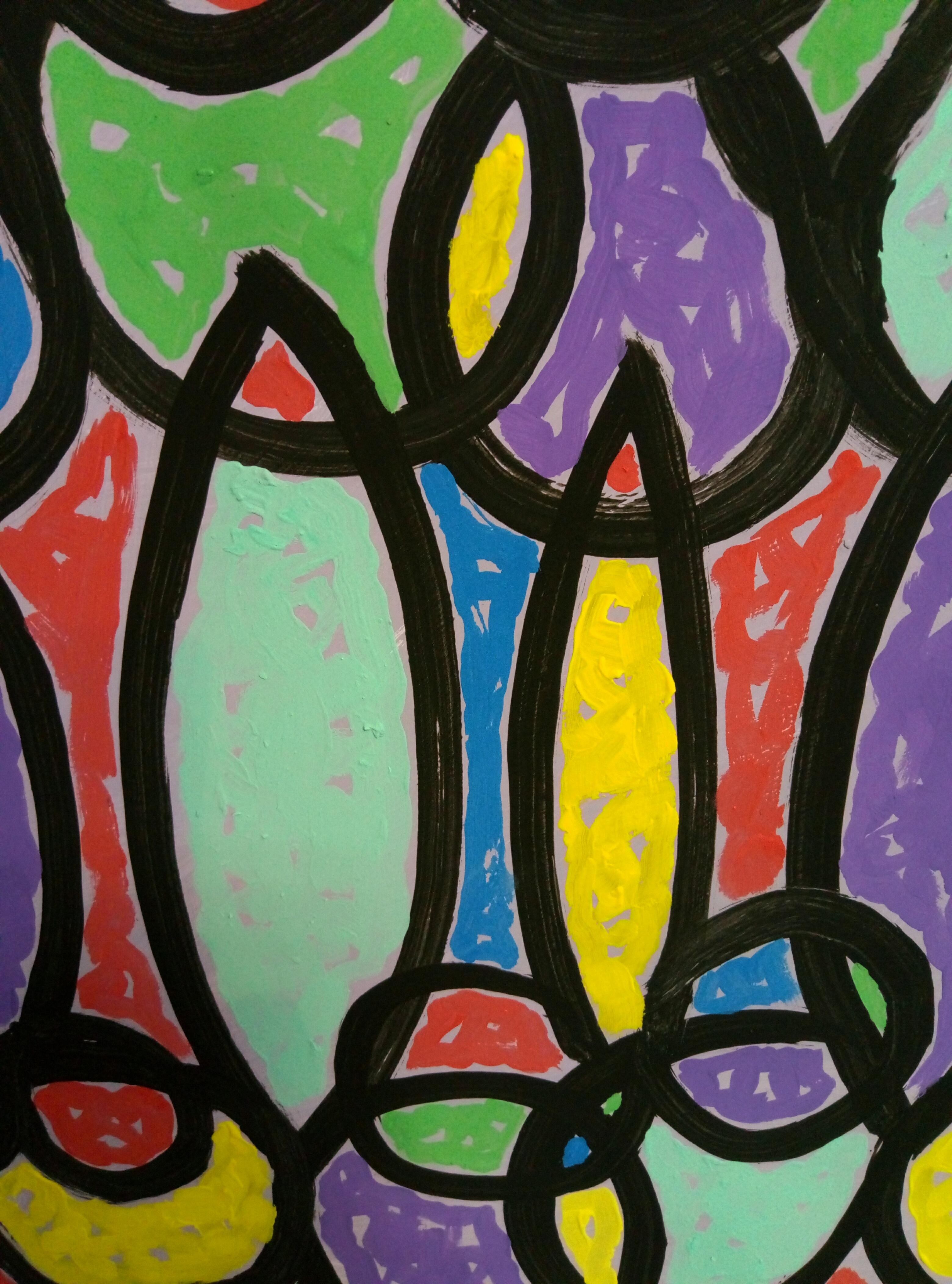  In questa mia brillante creazione, ho liberato un caleidoscopio di emozioni attraverso un brillante spettro di colori e forme dinamiche. Ogni curva e ombra canta una canzone di libertà e gioia. Creato con l'energia della pop art e il mistero delle