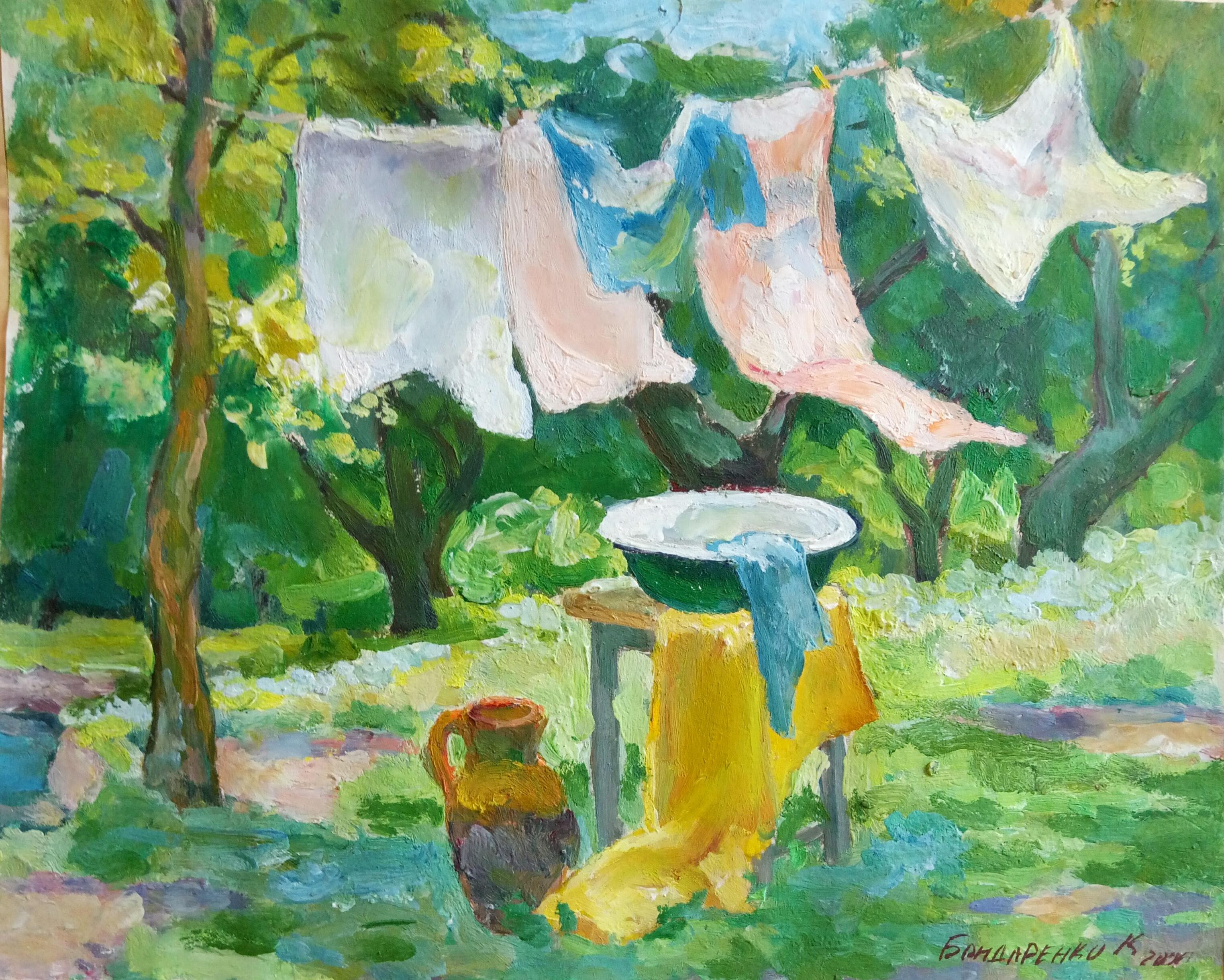 Still-Life Painting de Kyrylo Bondarenko - "Claude Monet"
