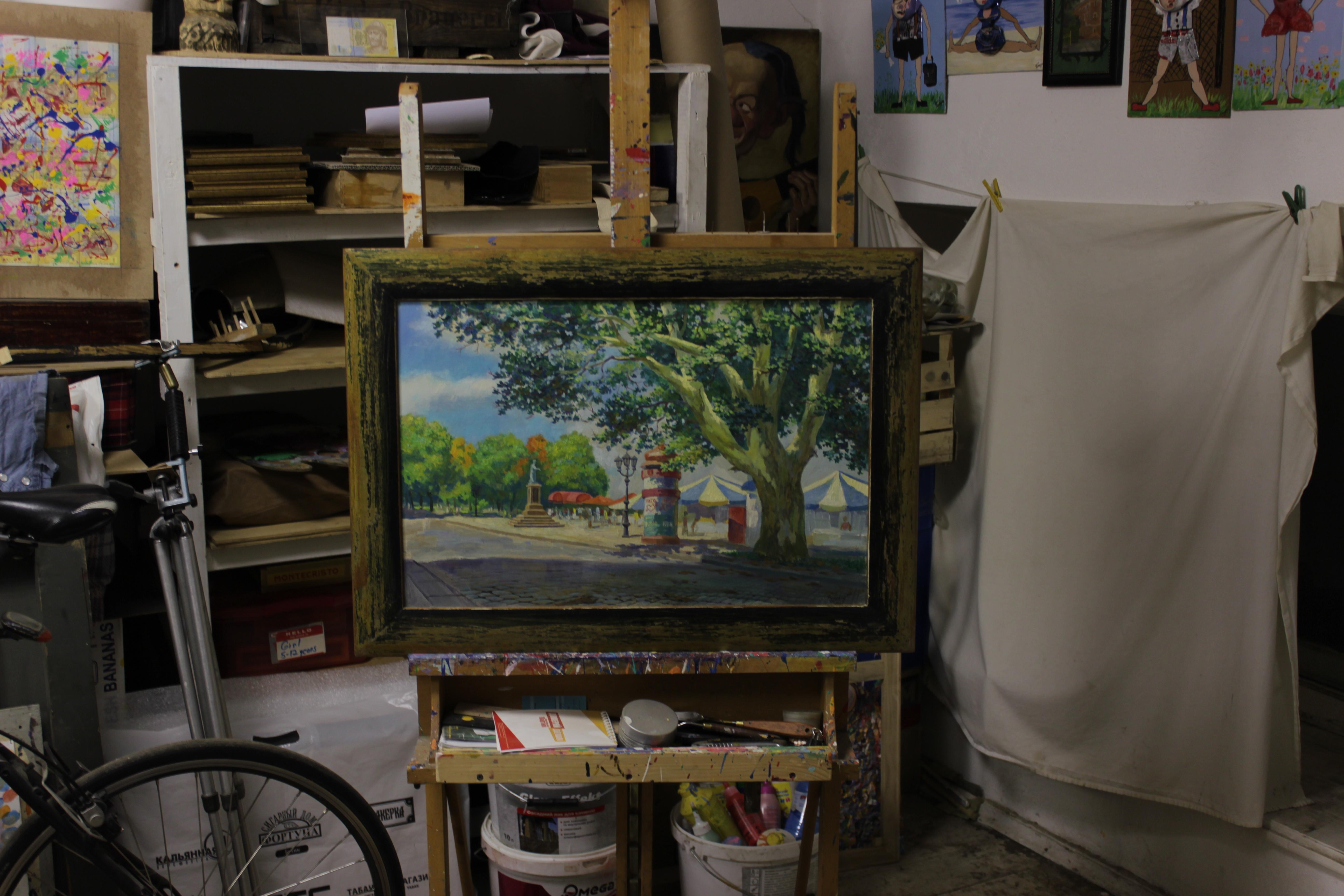 „Claude Monet Odessa“ – Painting von Kyrylo Bondarenko
