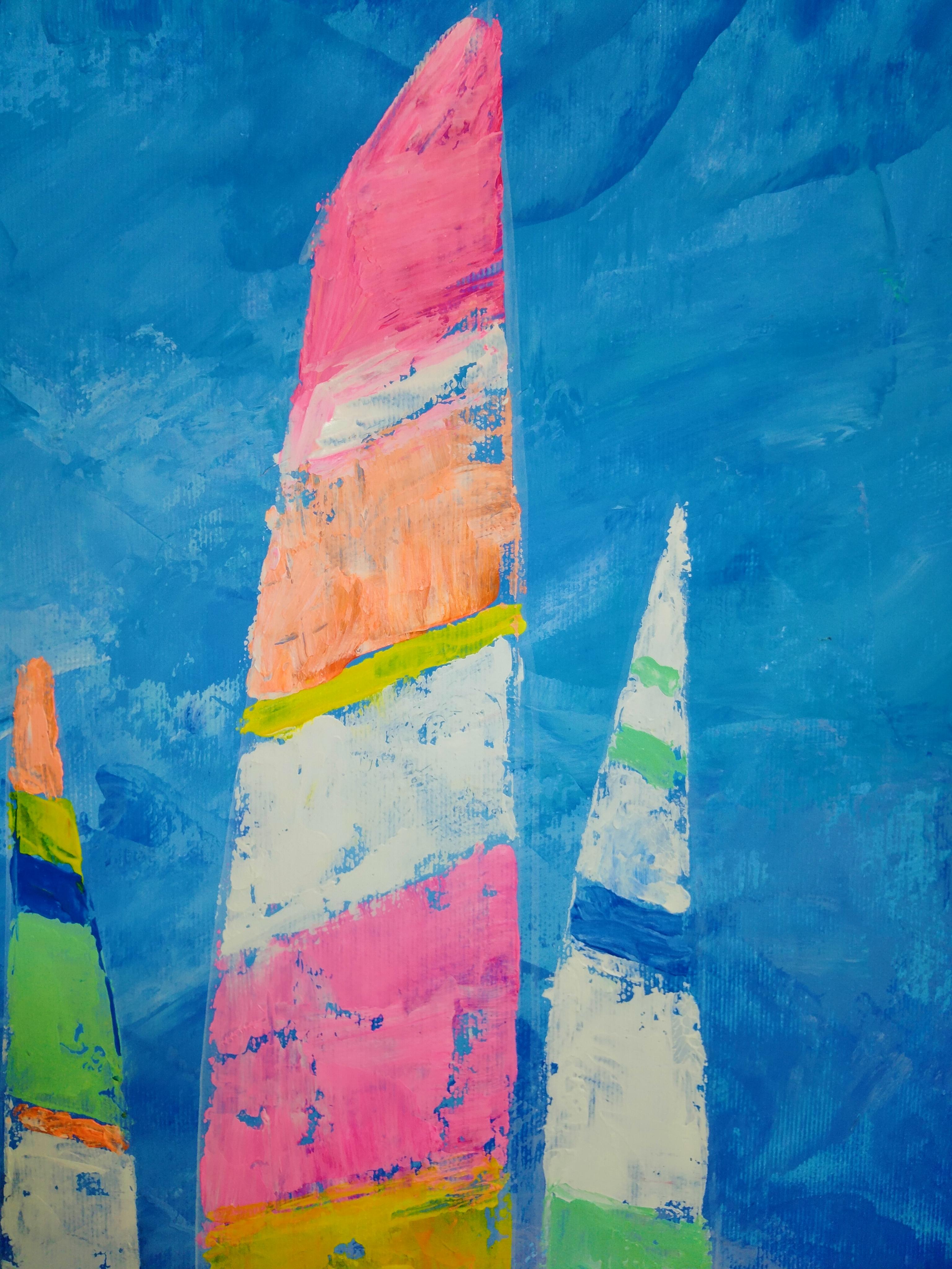 „Claude Monet-Jachten“ (Impressionismus), Painting, von Kyrylo Bondarenko