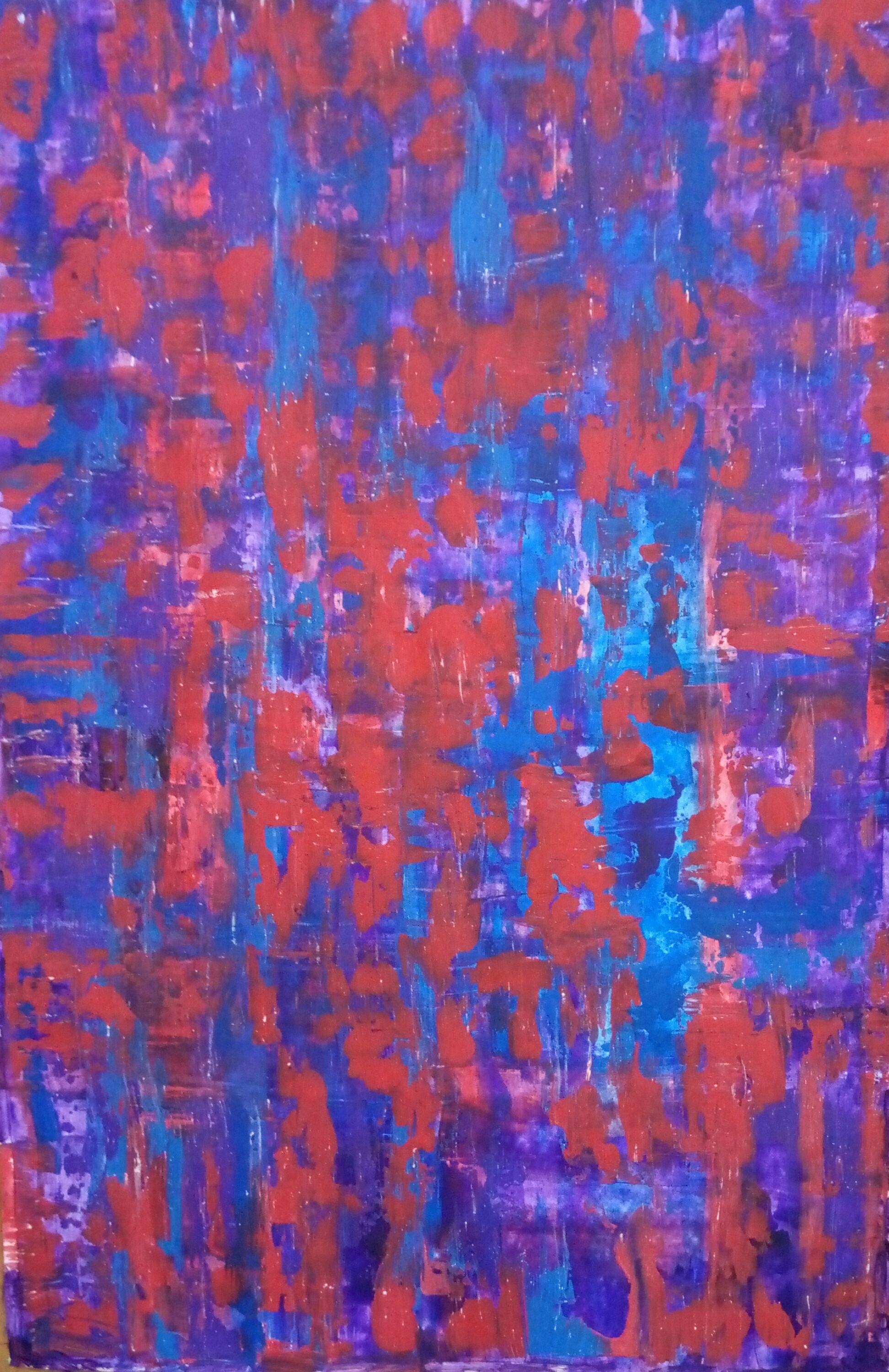 Abstract Painting di Kyrylo Bondarenko - "Gerhard Richter"