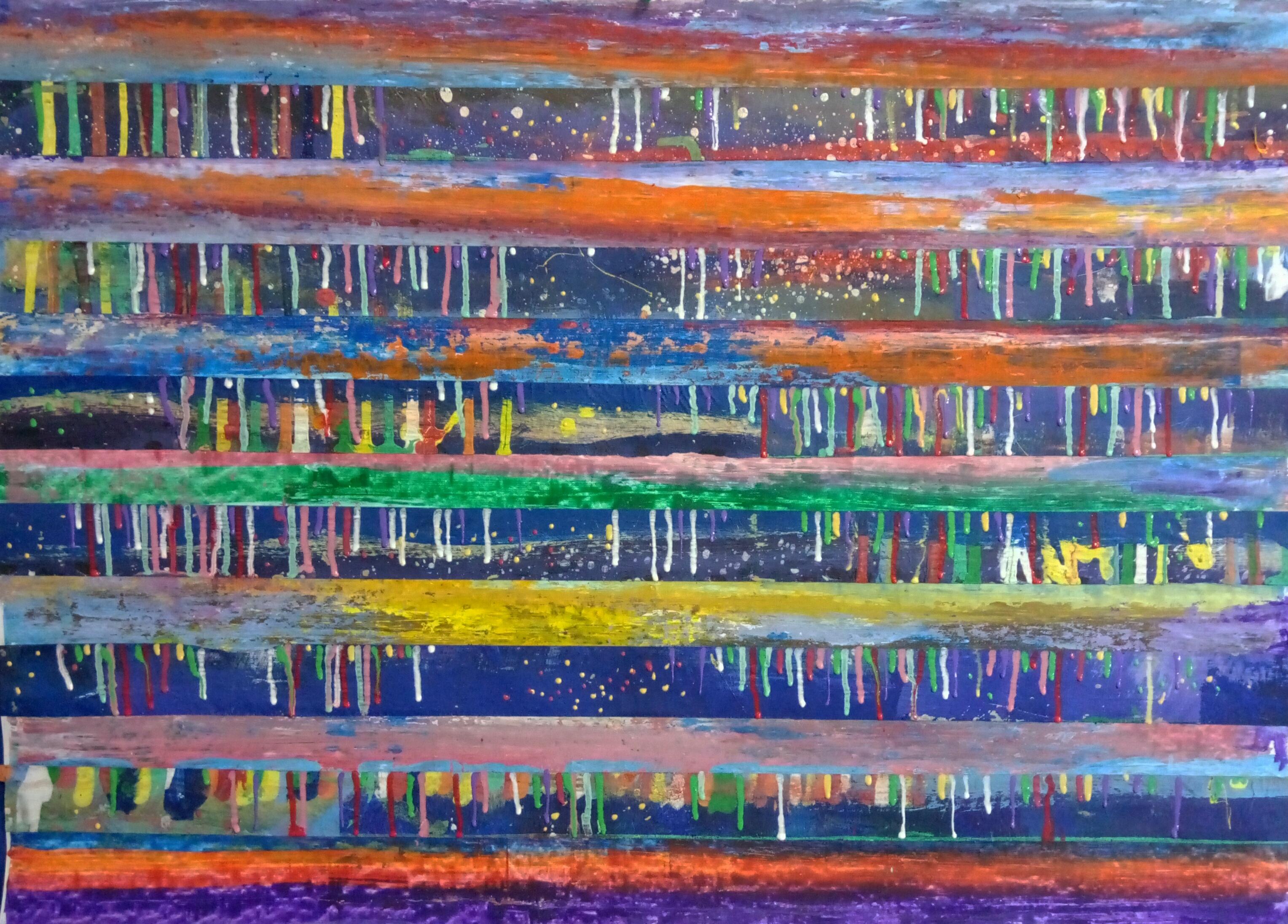 "Lluvia de Gerhard Richter"