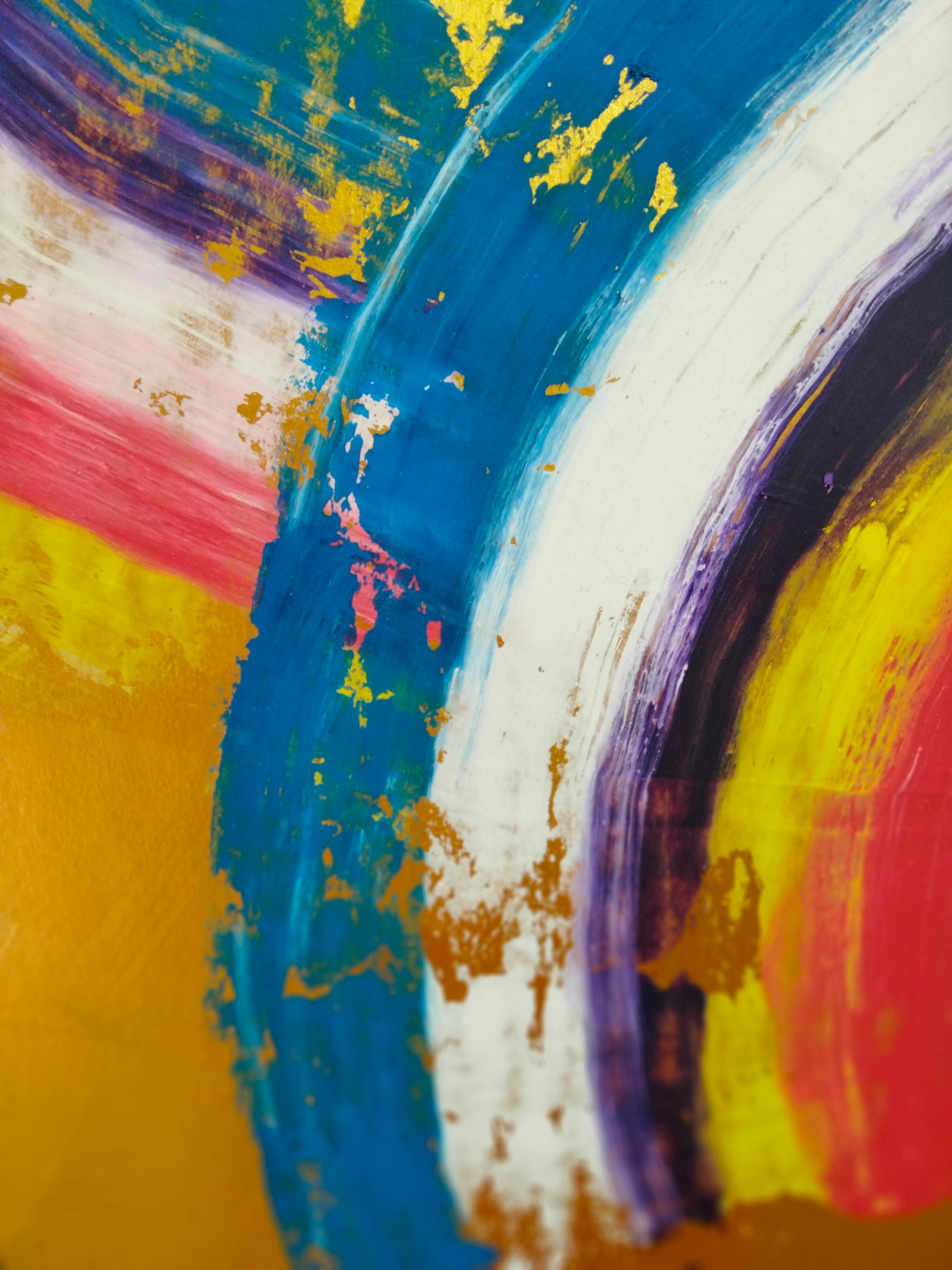  This painting was inspired by spring rain and flowering trees. I really like to draw abstract flowers. I draw them with the feelings and energy of the inner body. This picture brings positive emotions and energy.
Shipped in a tube.
   By buying