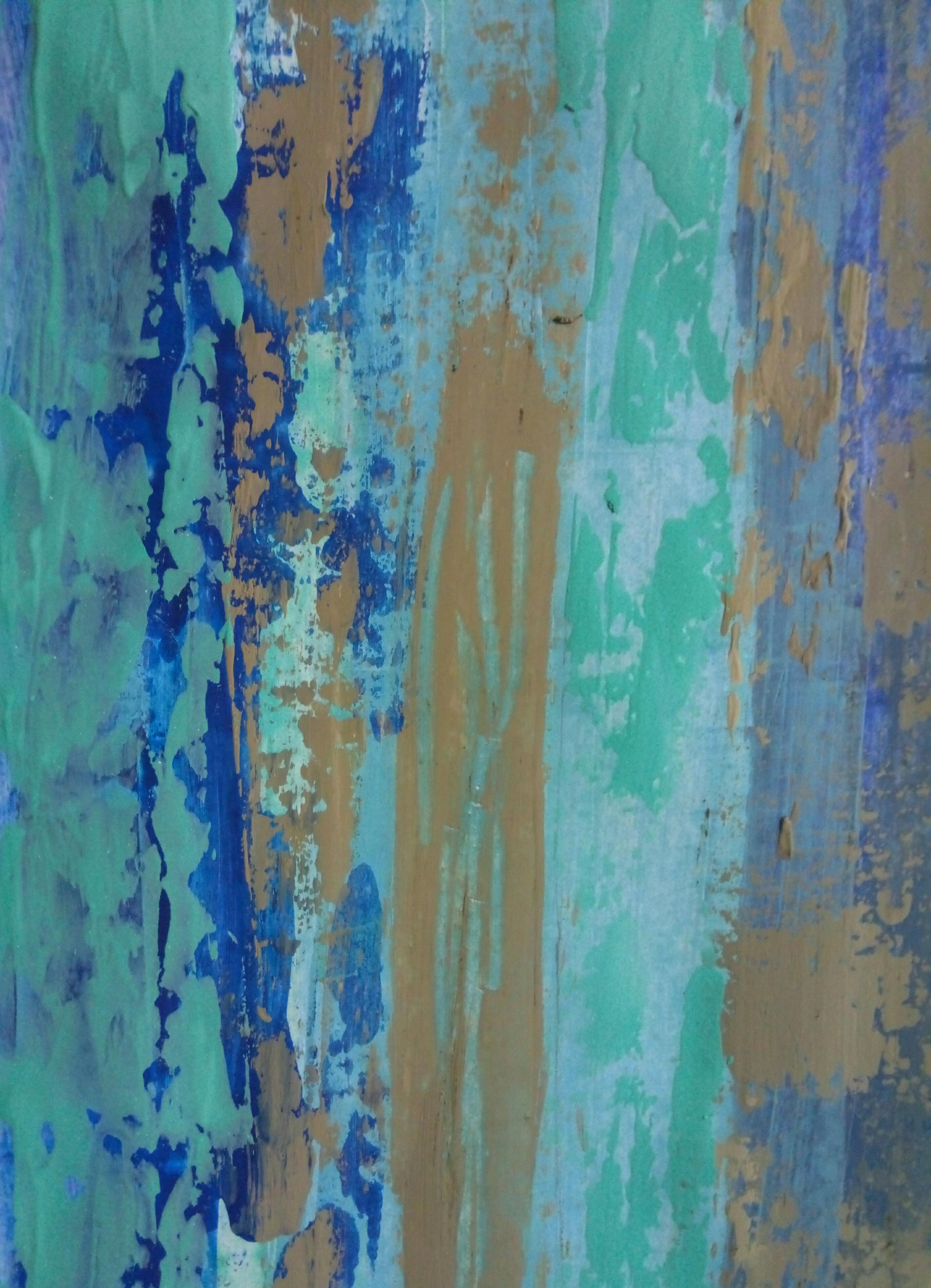    In diesem Werk habe ich meine Emotionen in leuchtende Acrylfarbe gegossen, die satten Blau- und Gelbtöne sind eine Anspielung auf den Geist meiner ukrainischen Wurzeln. Es handelt sich um ein expressionistisches Werk mit symbolischem Charakter,