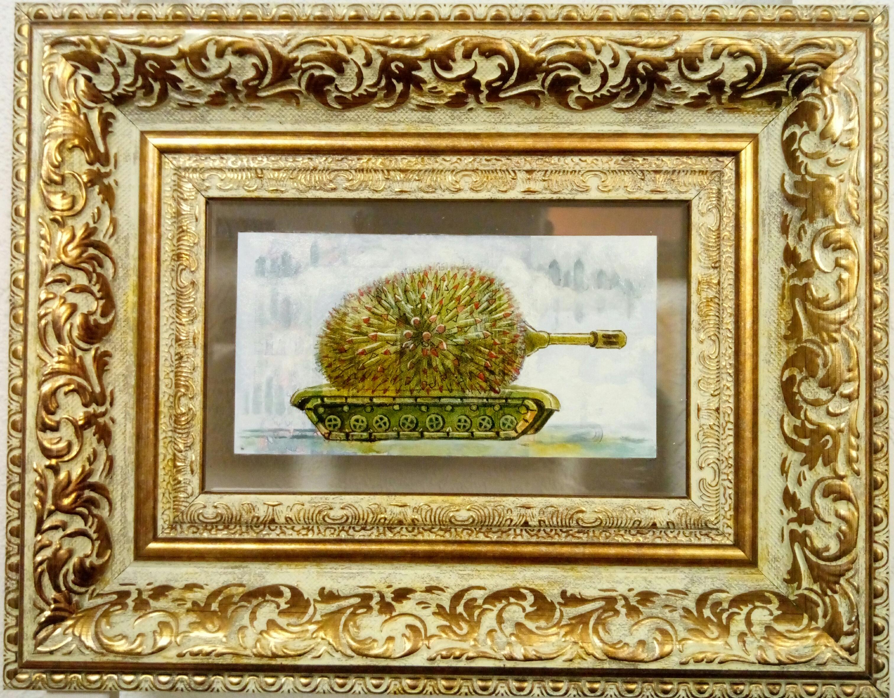 Animal Painting de Kyrylo Bondarenko - "Erizo"